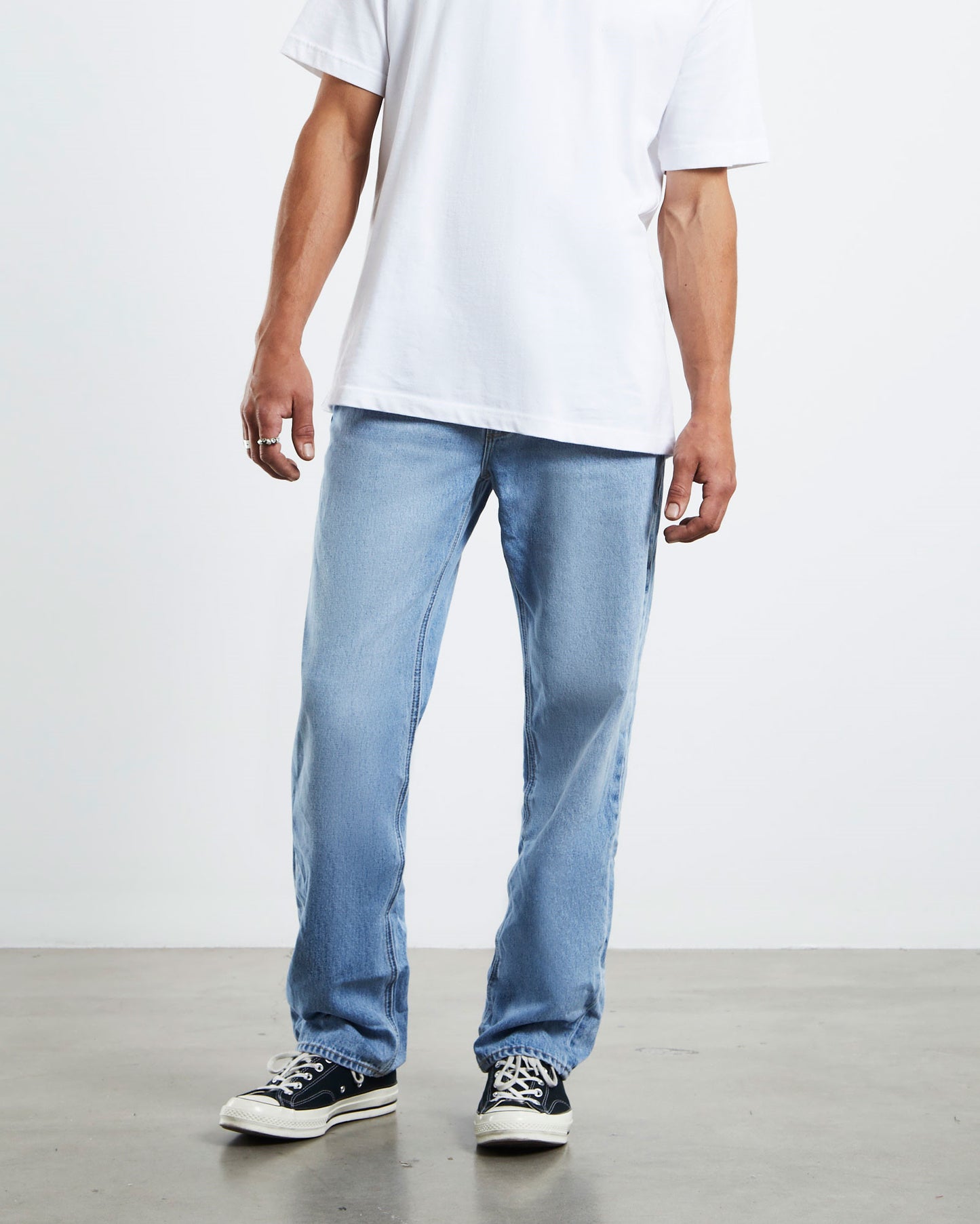 A 95 Baggy Relaxed Denim Jeans Nevermind