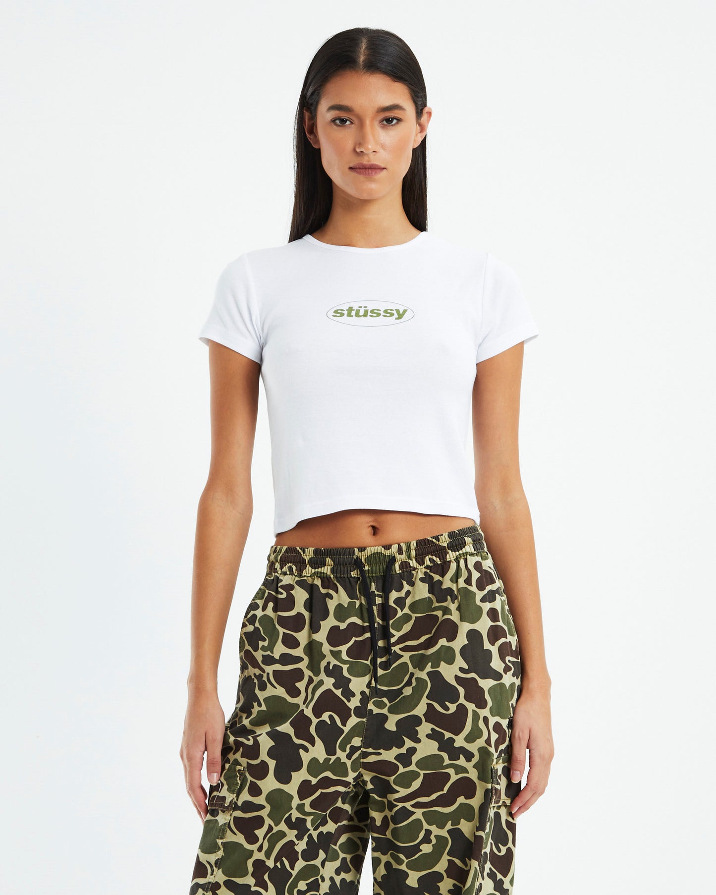 Soul Rib Tee White Moss
