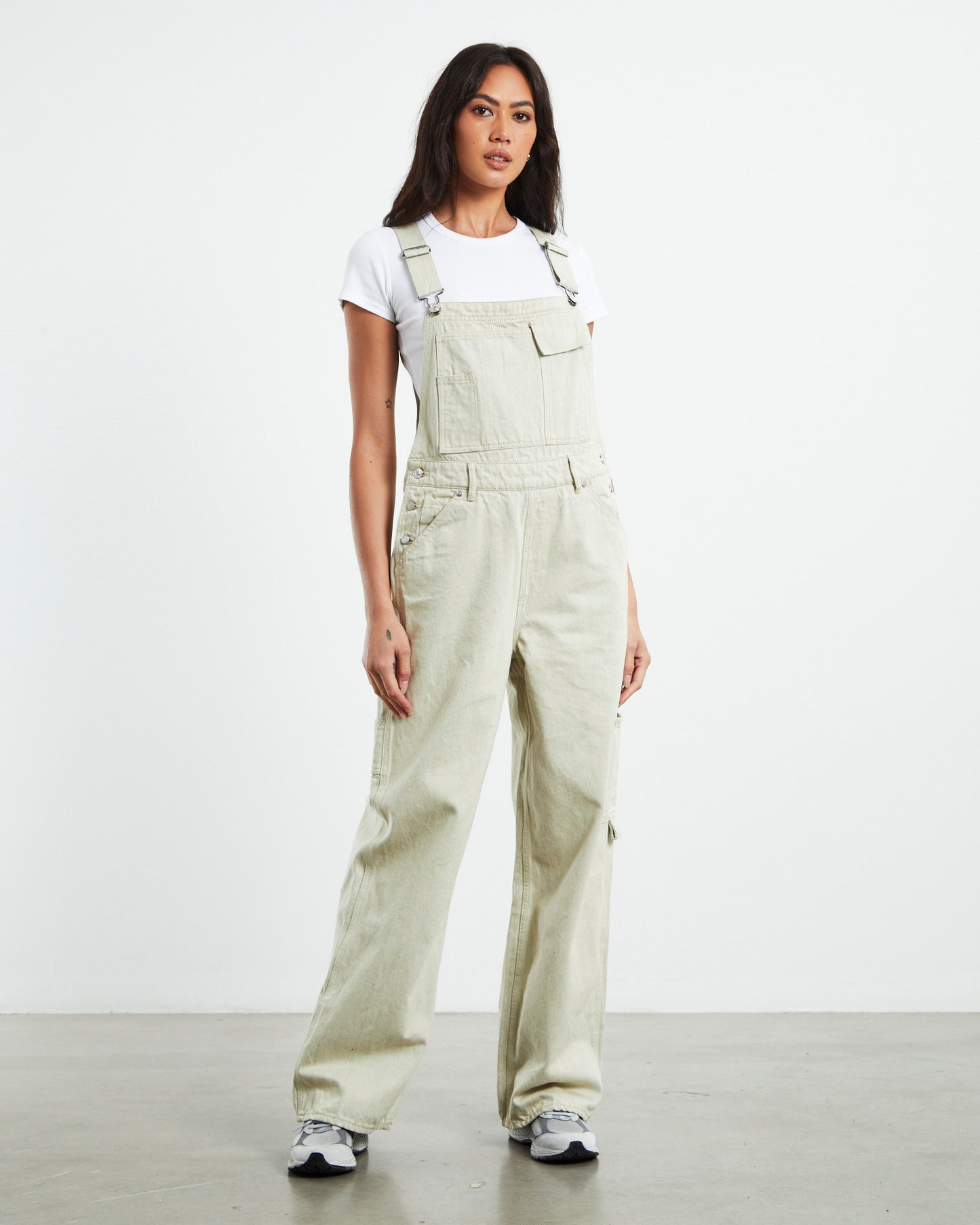 Unisex Makers Overalls Mellow Ecru
