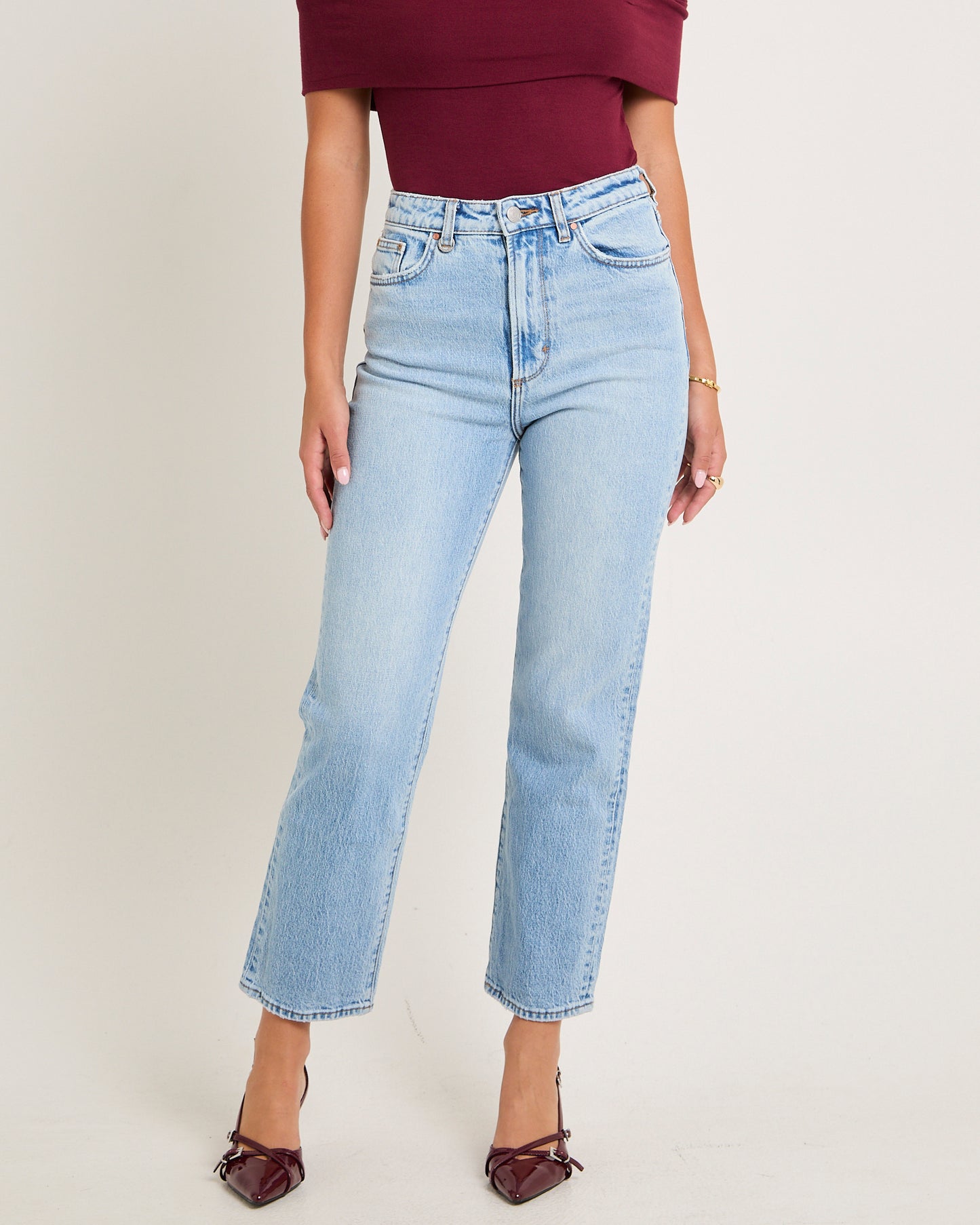 Nico Straight Denim Jeans
