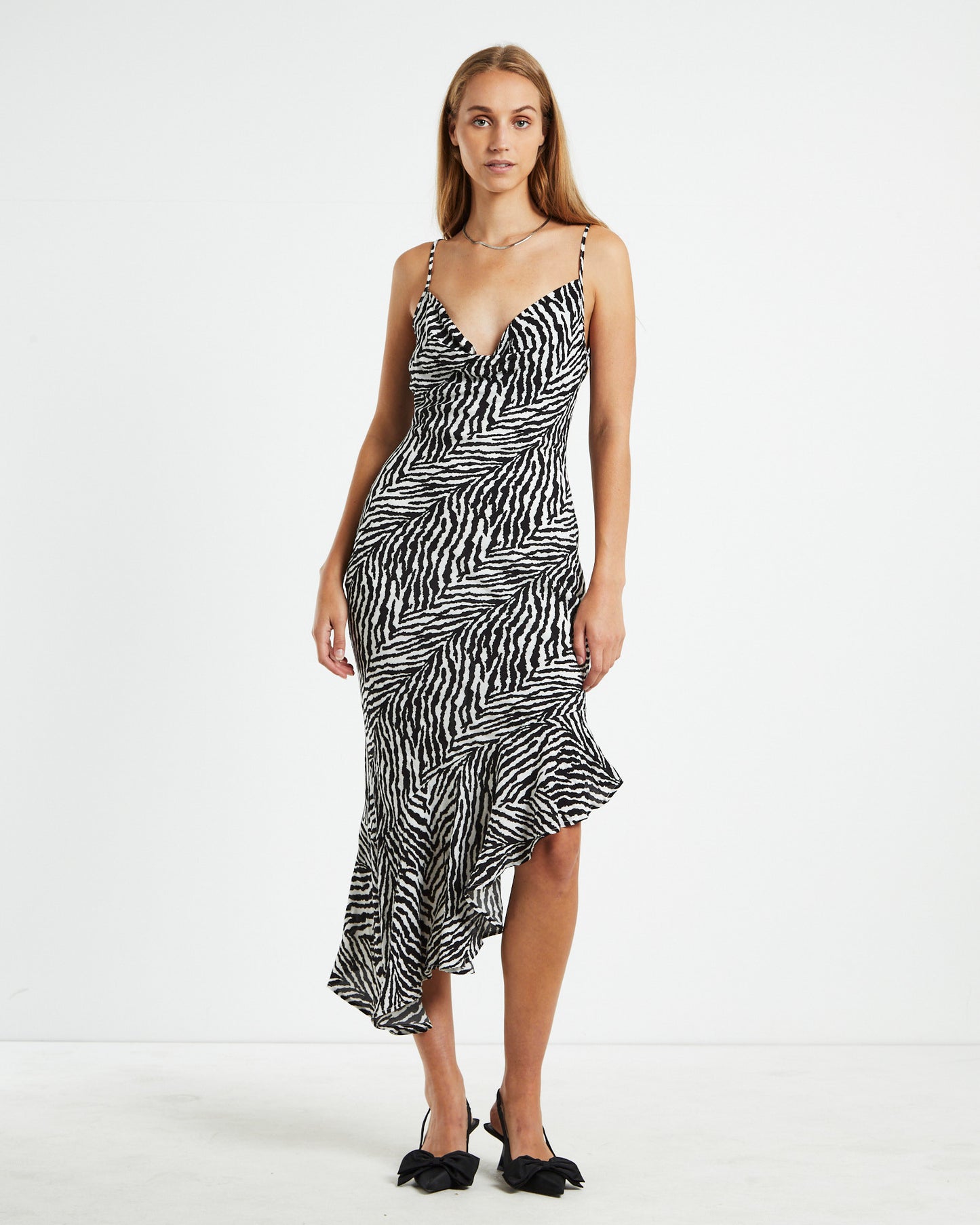 GP Bahama Midi Dress Zebra Black
