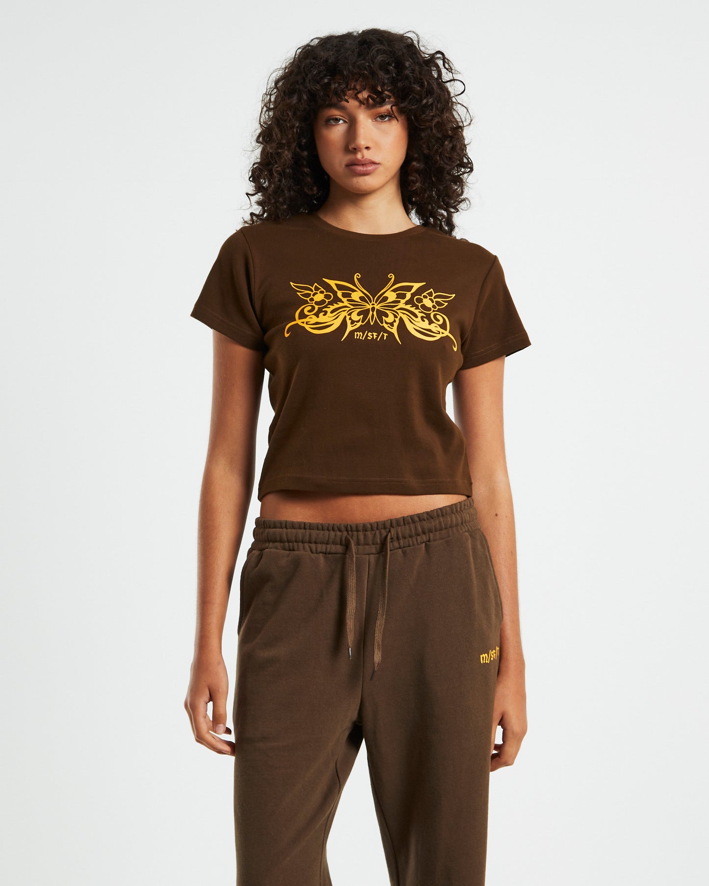 Sure Desire Baby Tee Chocolate Brown