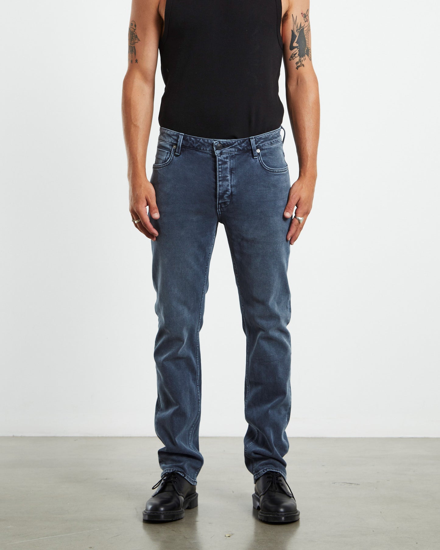 Lou Straight Denim Jeans Razor