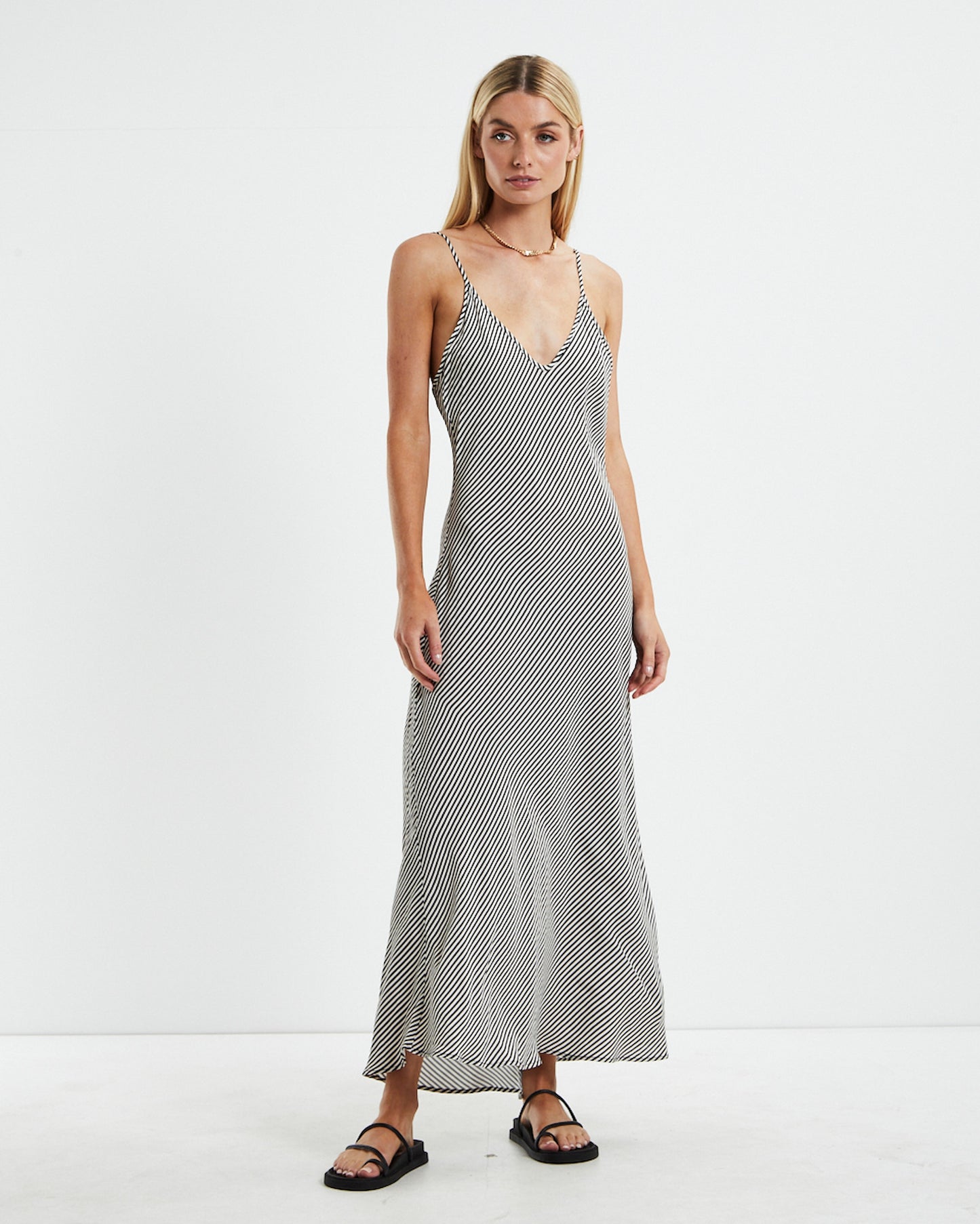 Capri Stripe Margaux Slip Dress Assorted
