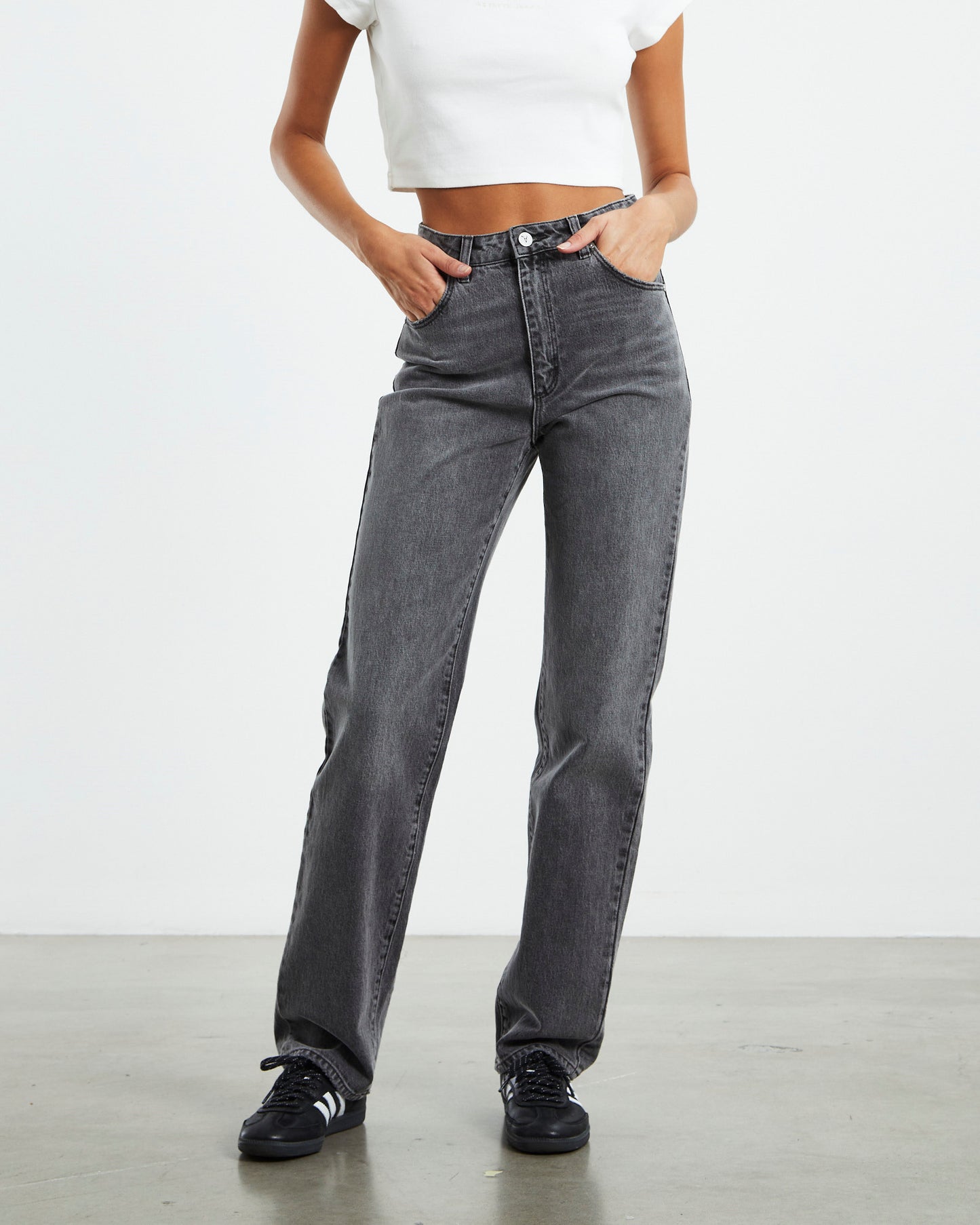 A 94 High Straight Jeans Brooklyn Black