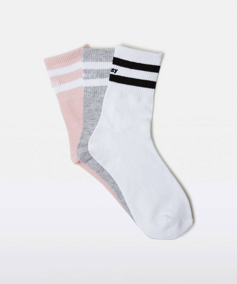 Calypso Sock 3 Pack Pk ASSORTED