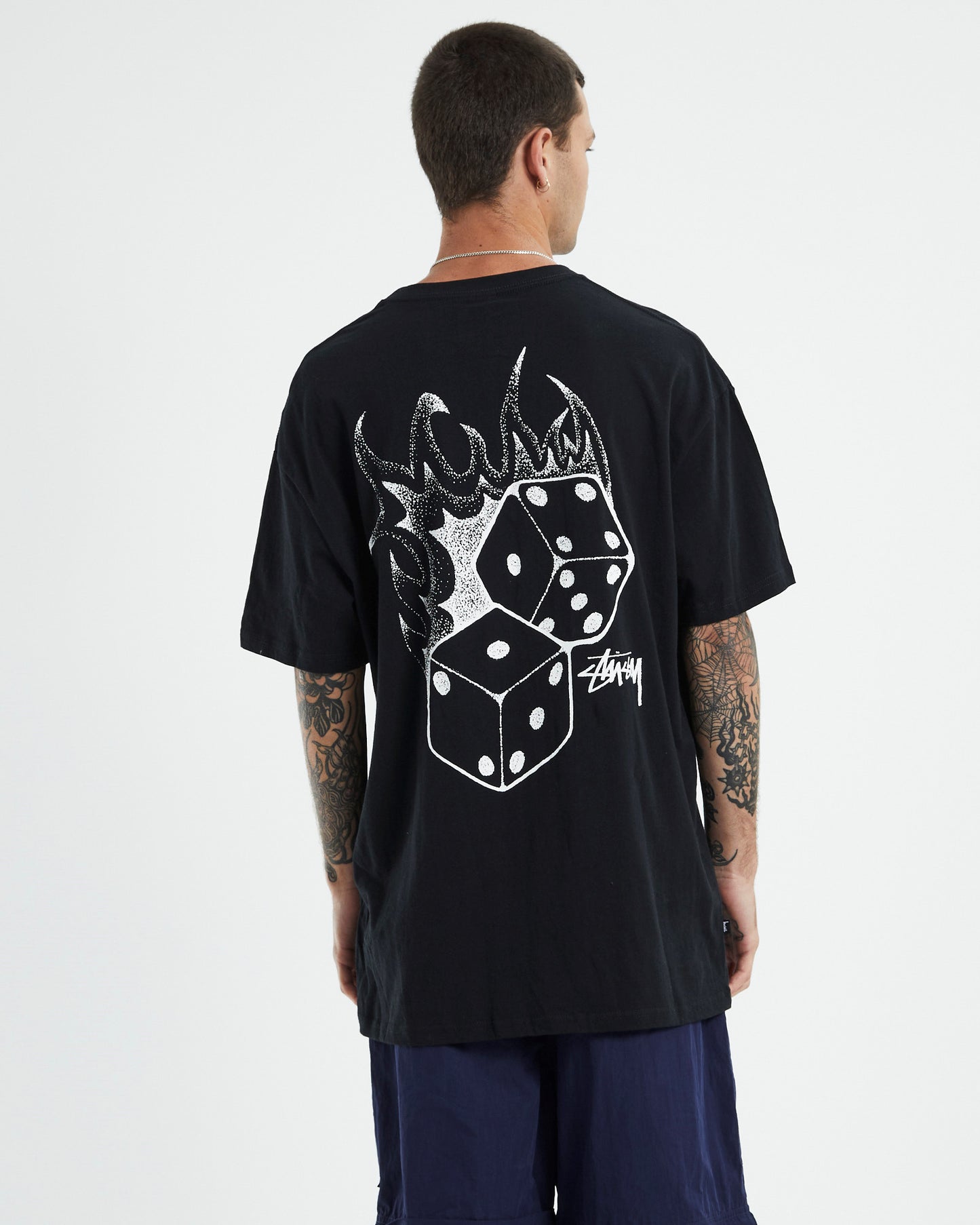 Fire Dice Short Sleeve T-Shirt Black