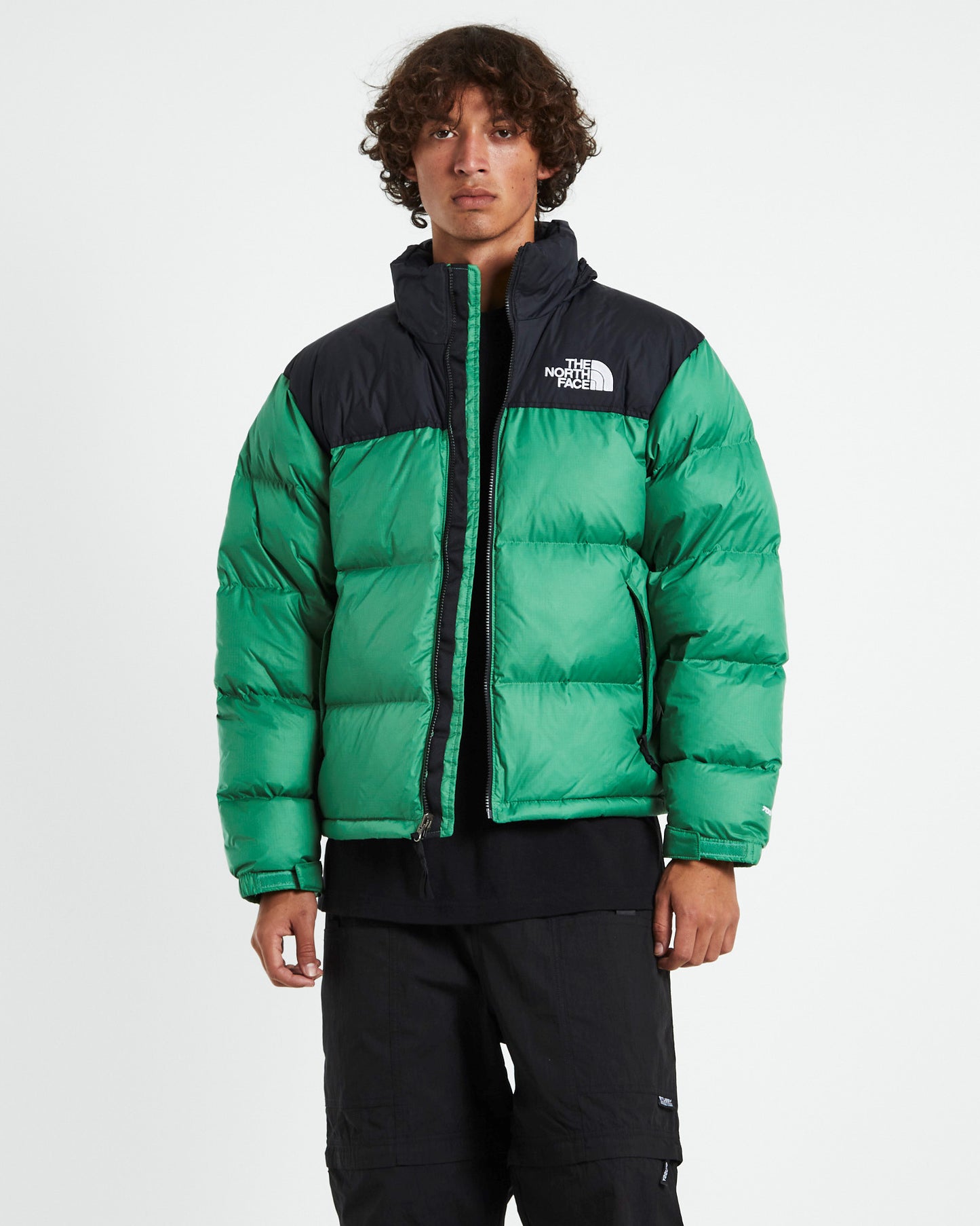 M96 Retro Nuptse Jacket Deep Grass Green