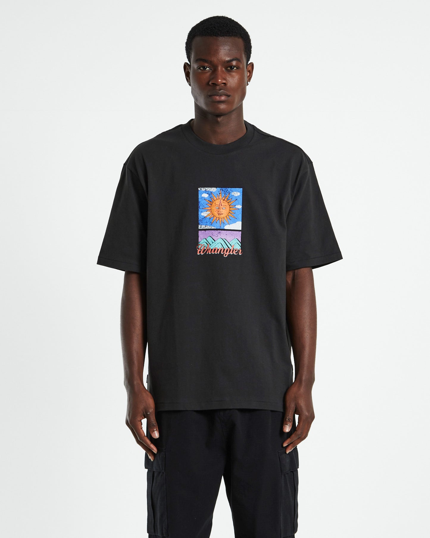Solar Baggy T-Shirt Worn Black