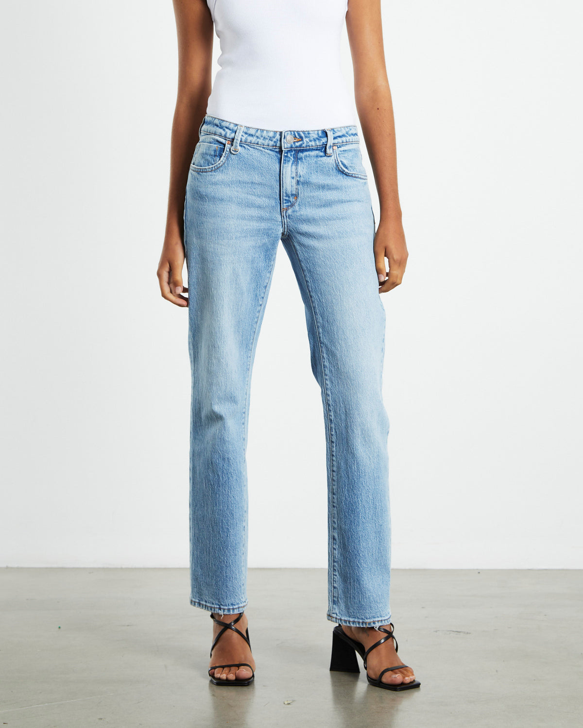 Mia Low Rise Straight Denim Jeans Jemima DENIM