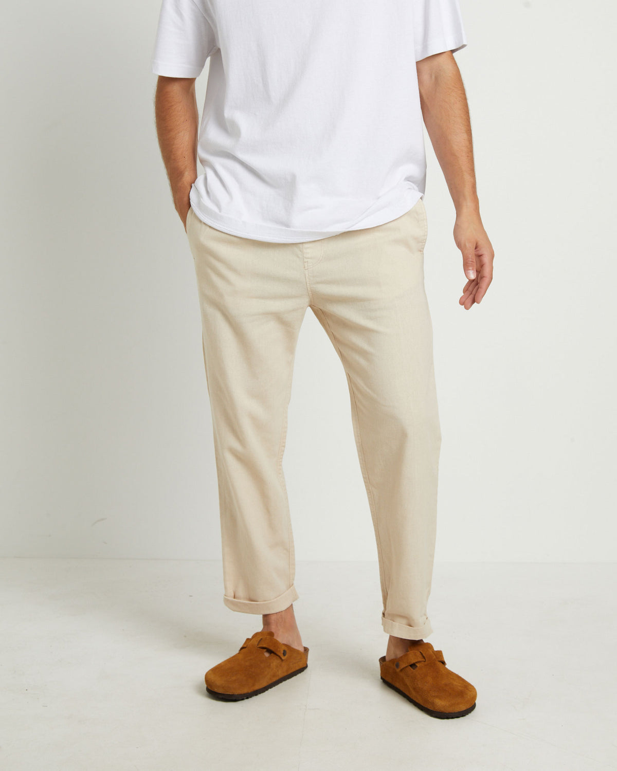 Brody Linen Pants Natural NATURAL