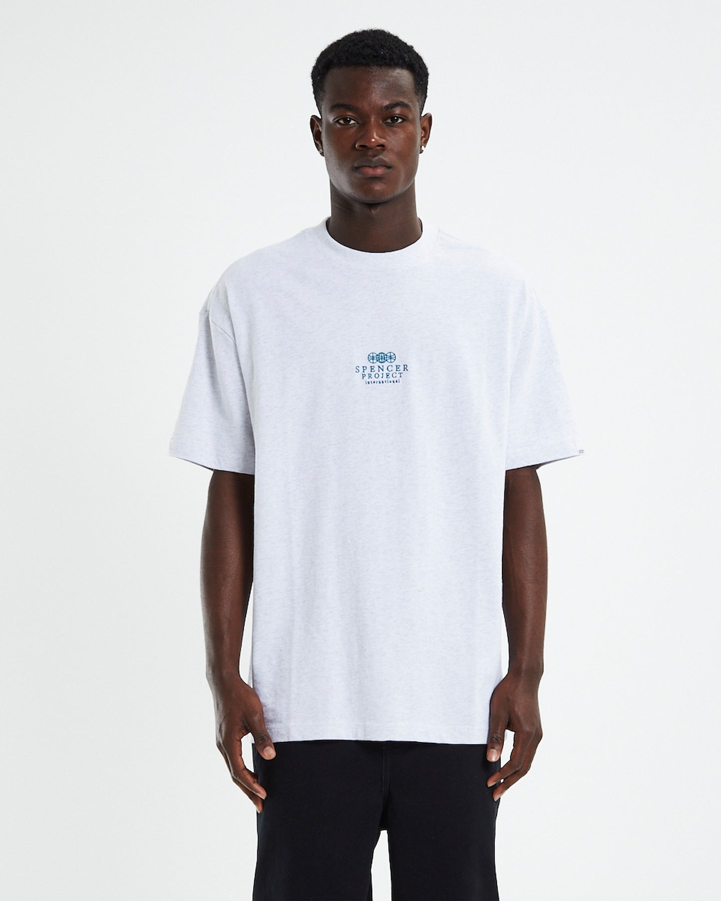 Court Short Sleeve T-Shirt Frost Marle Grey