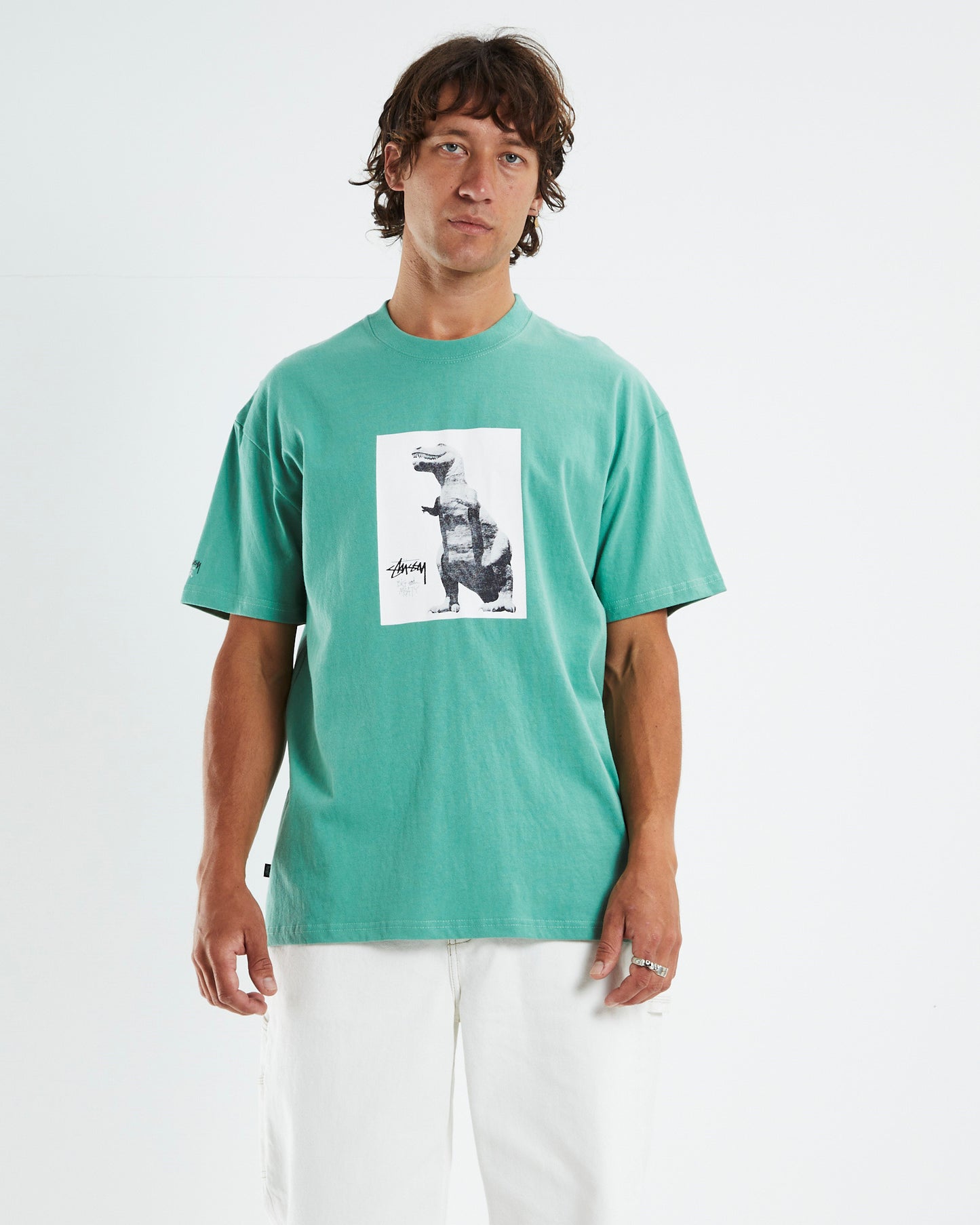 Big and Meaty Short Sleeve T-Shirt Pigment Tea Green
