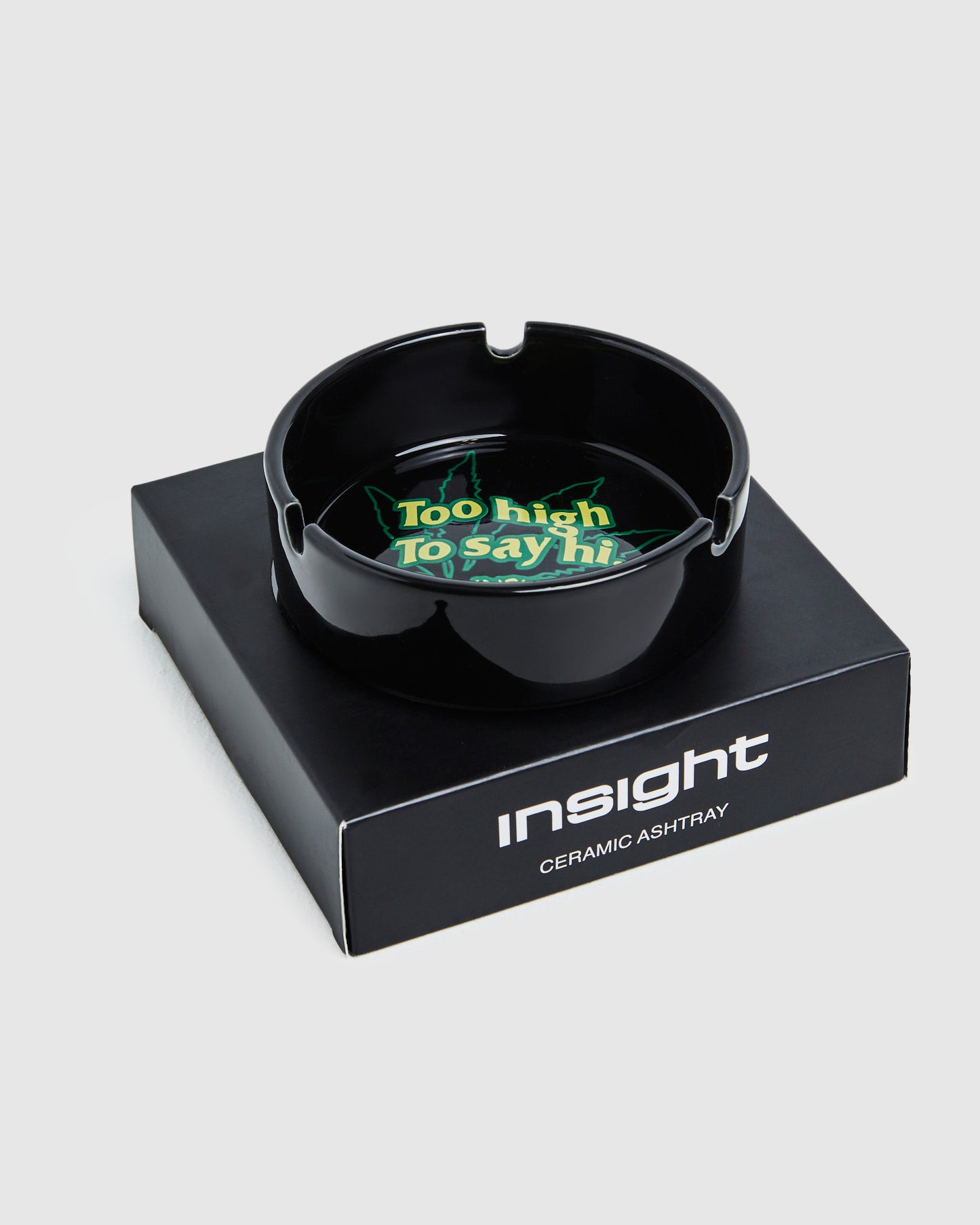 Too High Ash Tray Black