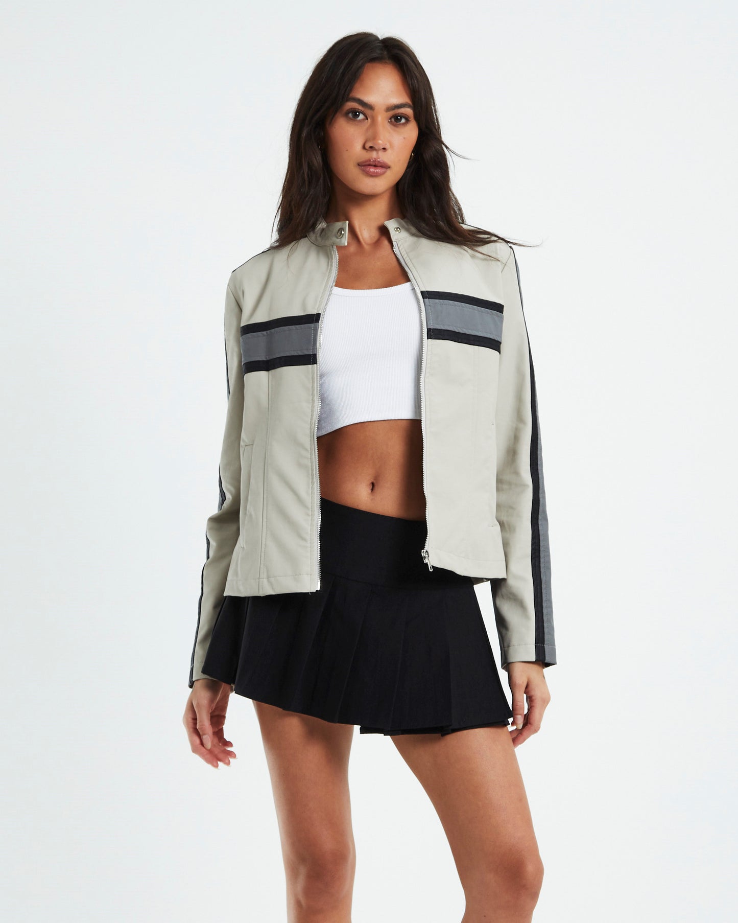 Oliver Jacket Silver Grey