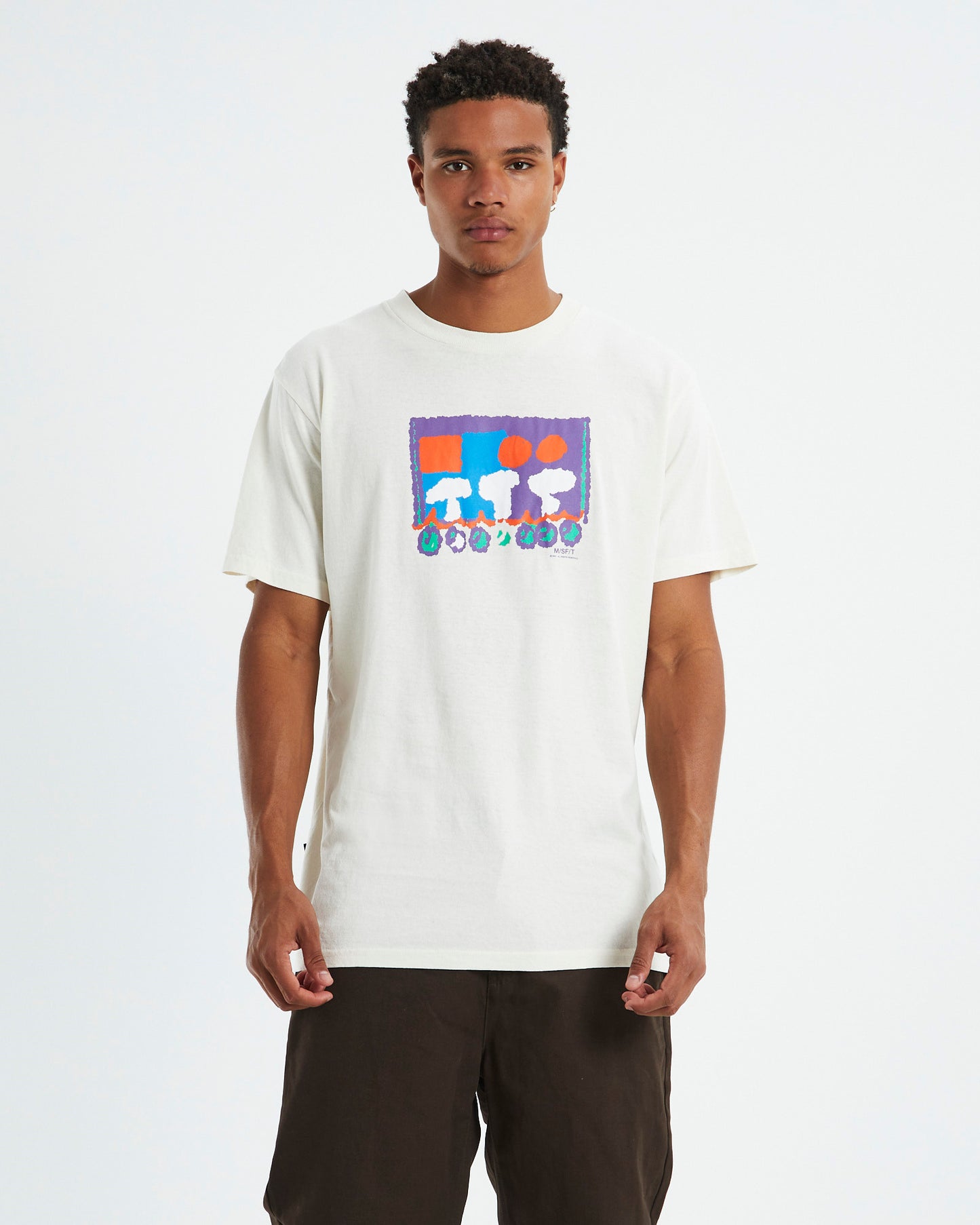 Highest Gander 50/50 Short Sleeve T-Shirt Thrift White