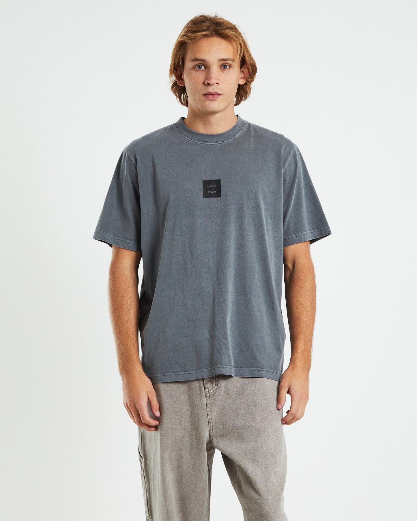 Samo Repair Logo Tee Graphite Grey