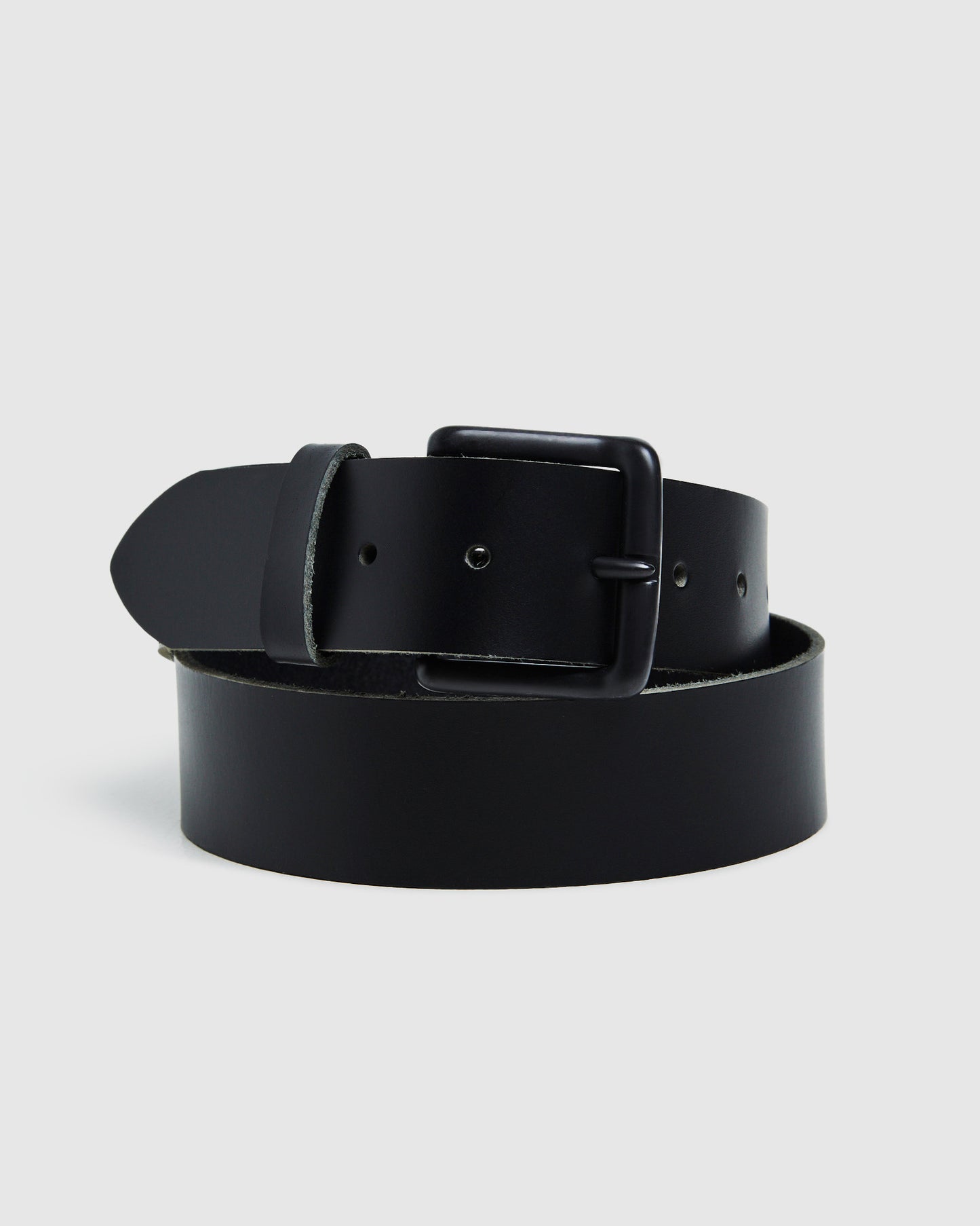 Sunday Australian-Made Leather Belt Black