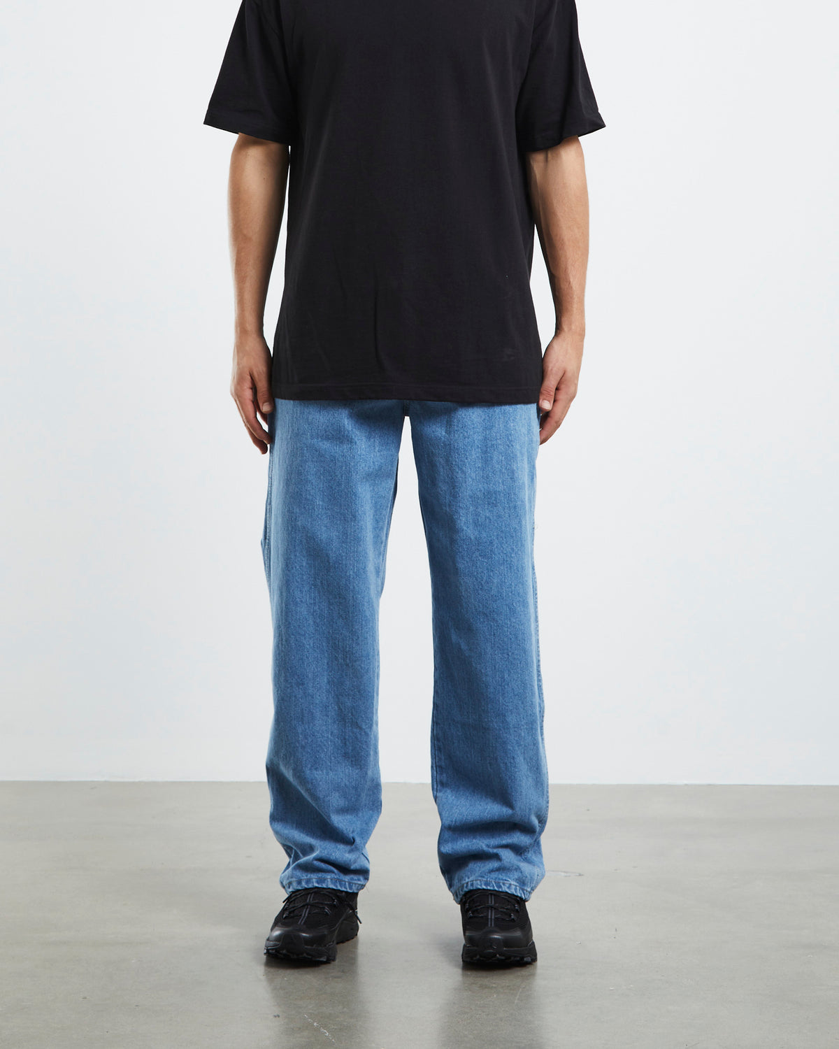 13293 Relaxed 5 Pocket Loose Denim Jeans DENIM