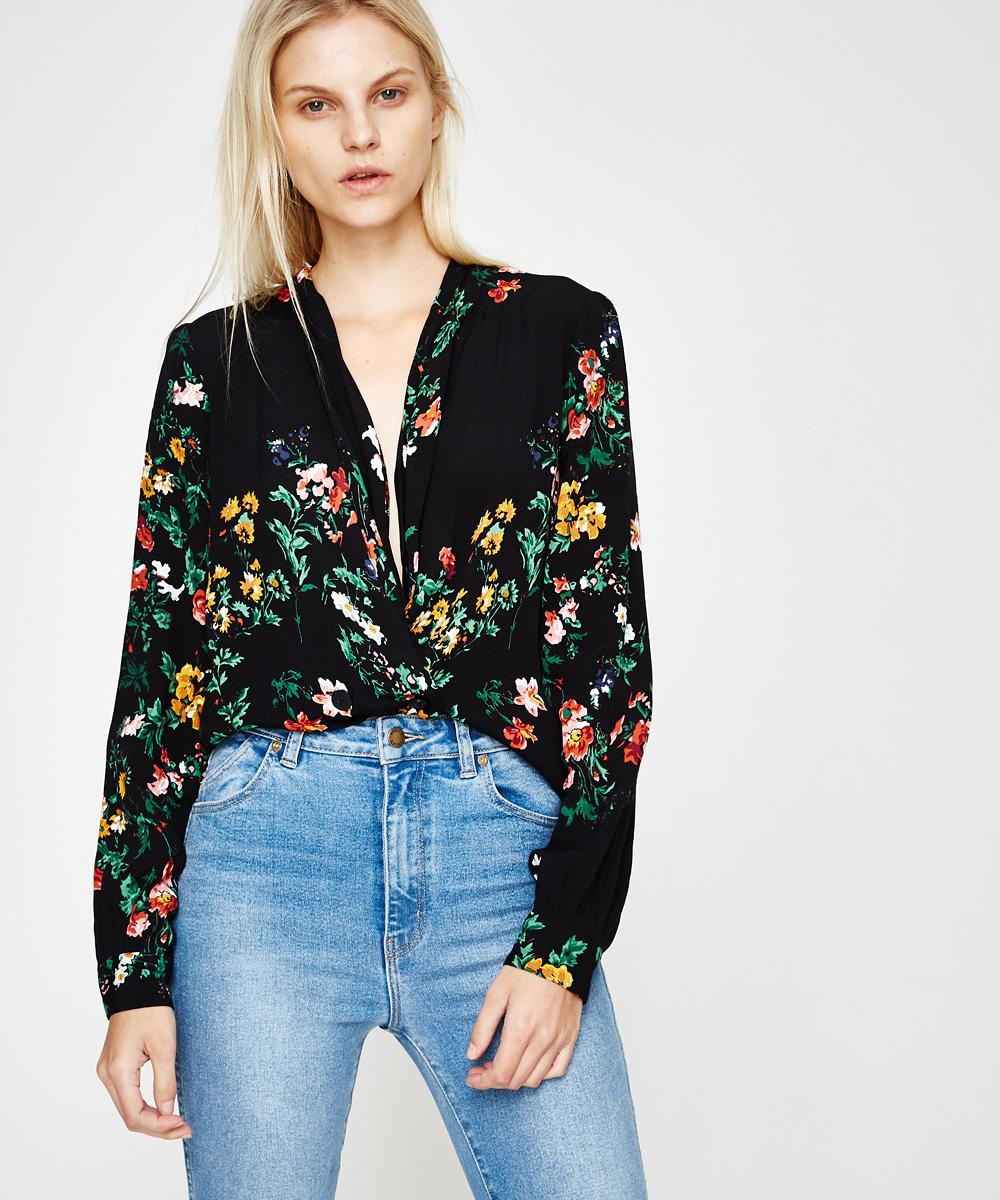 Heidi Blouse Wild Garden