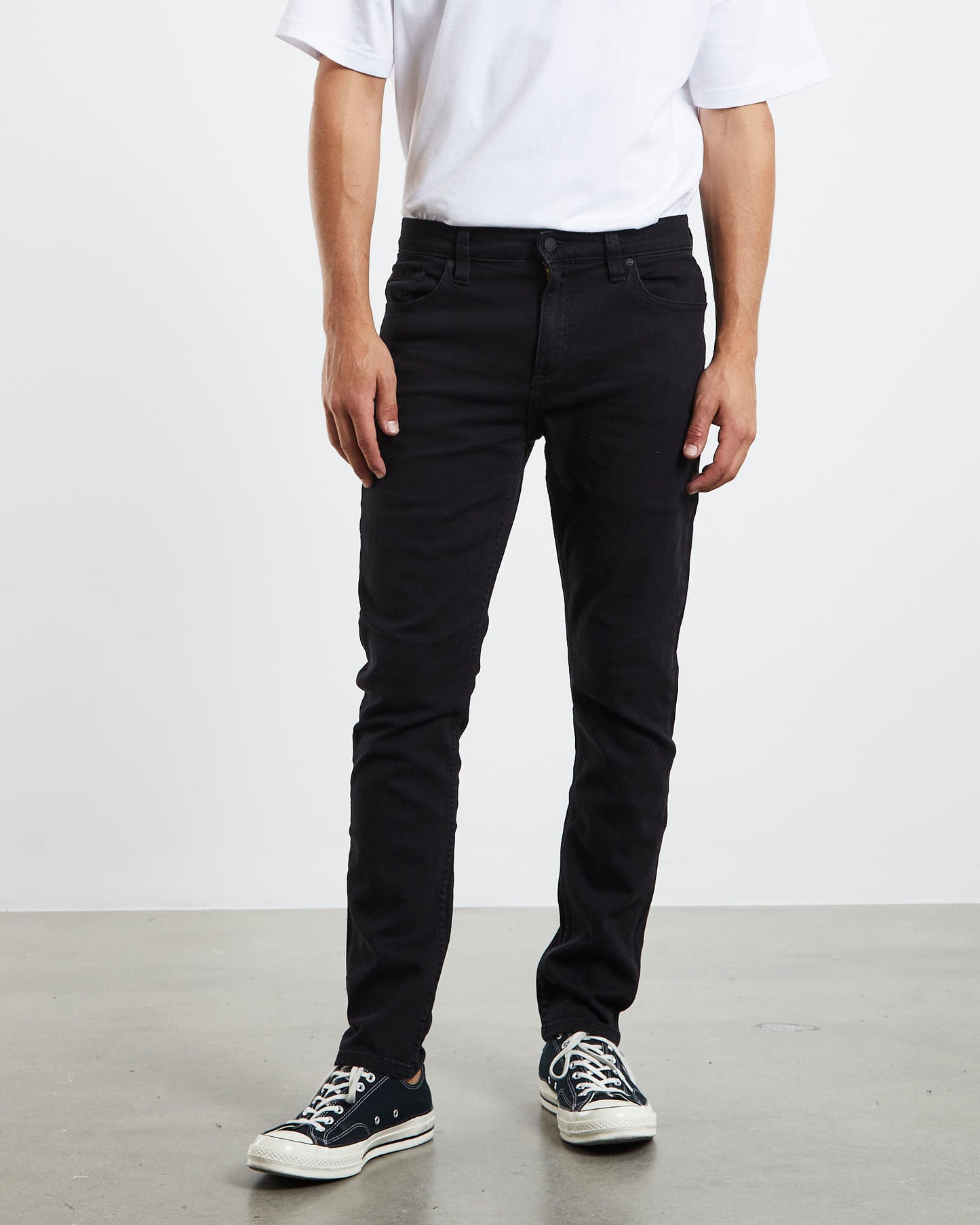 Tim Slim Denim Jeans Raven