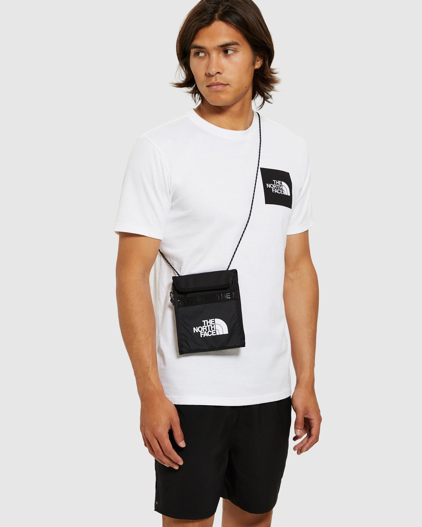 Bozer Neck Pouch Bag Black