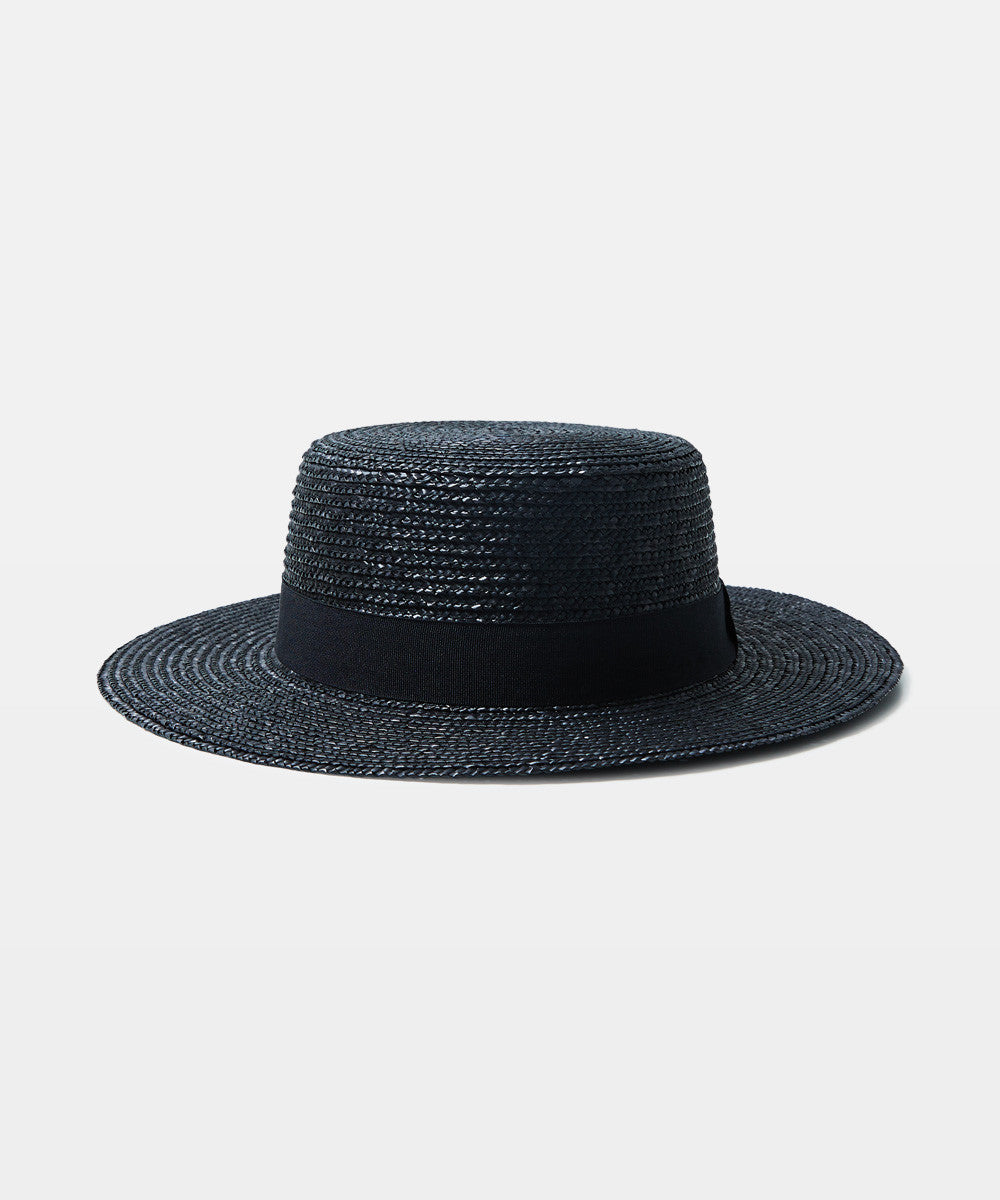 Boater Hat Black