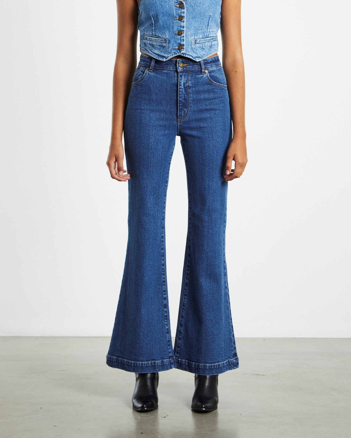 Eastcoast Flare Jeans Organic Bay Blue