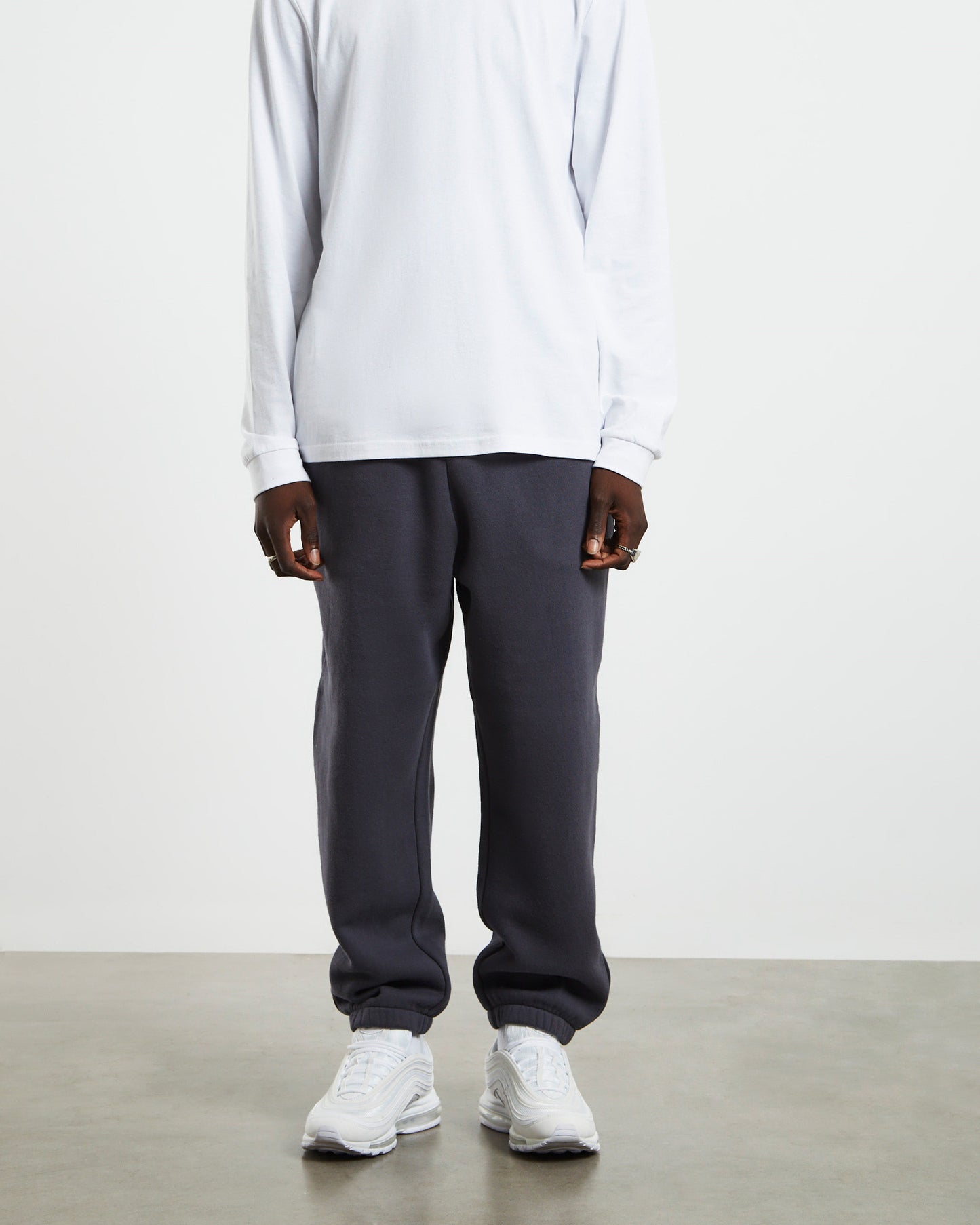 Sweat Pant Pewter Black