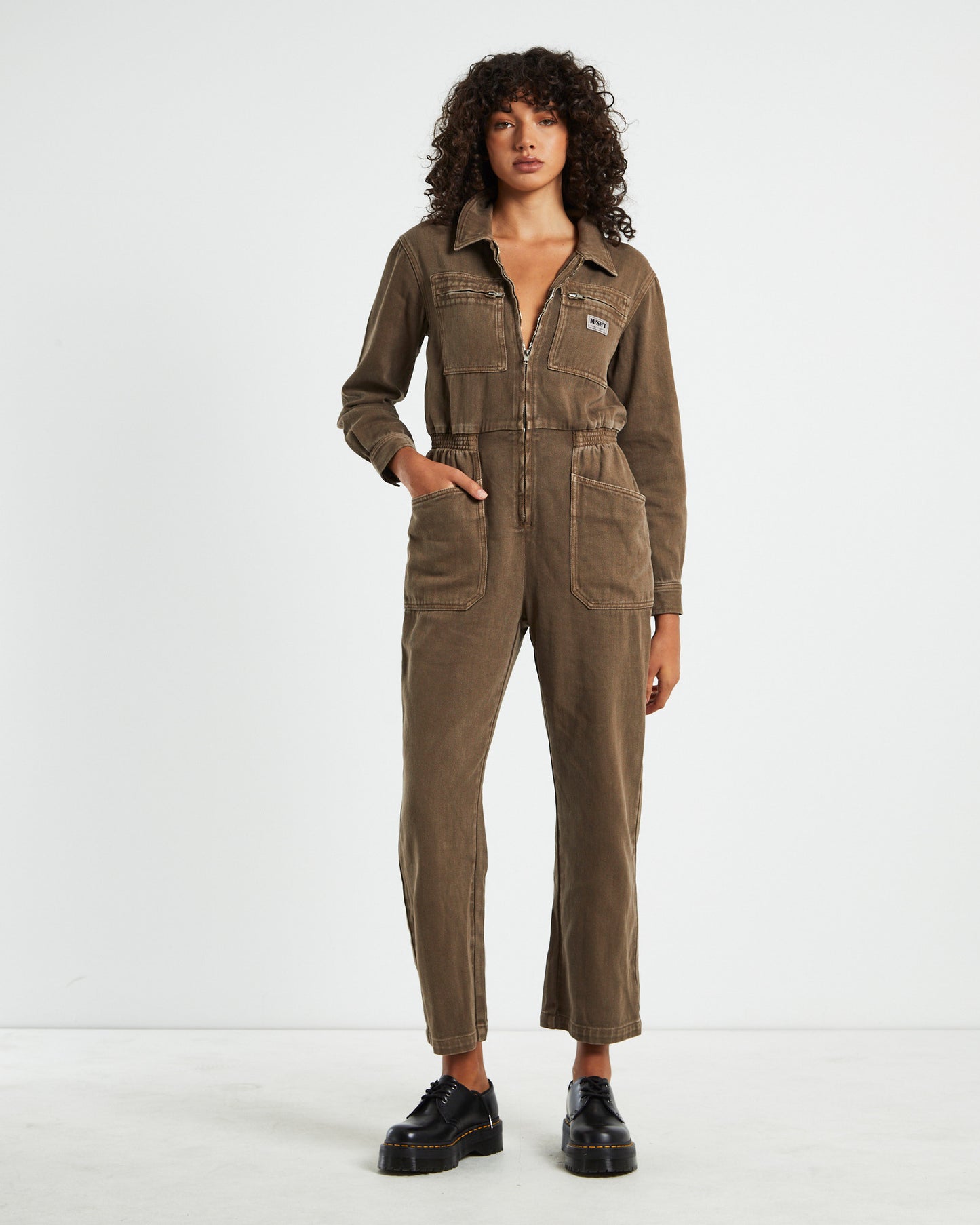 Heavenly People Coverall Jumpsuit Chocolate Brown