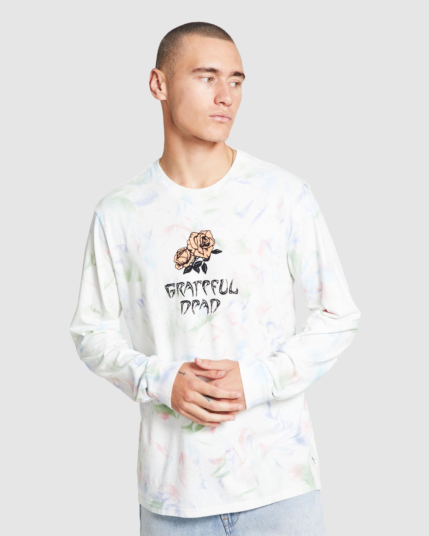 Levi's x Grateful Dead Long Sleeve T-Shirt Tie-Dye White