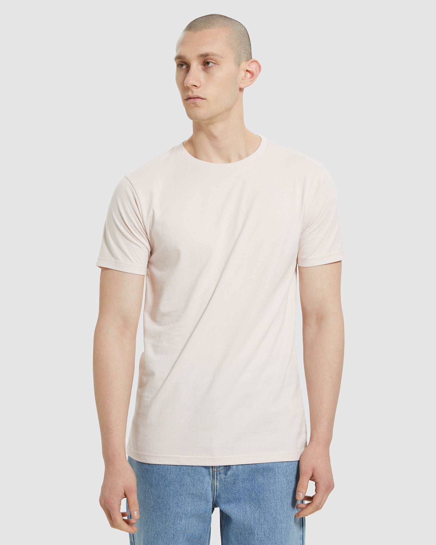 Basic Crew T-Shirt Pink