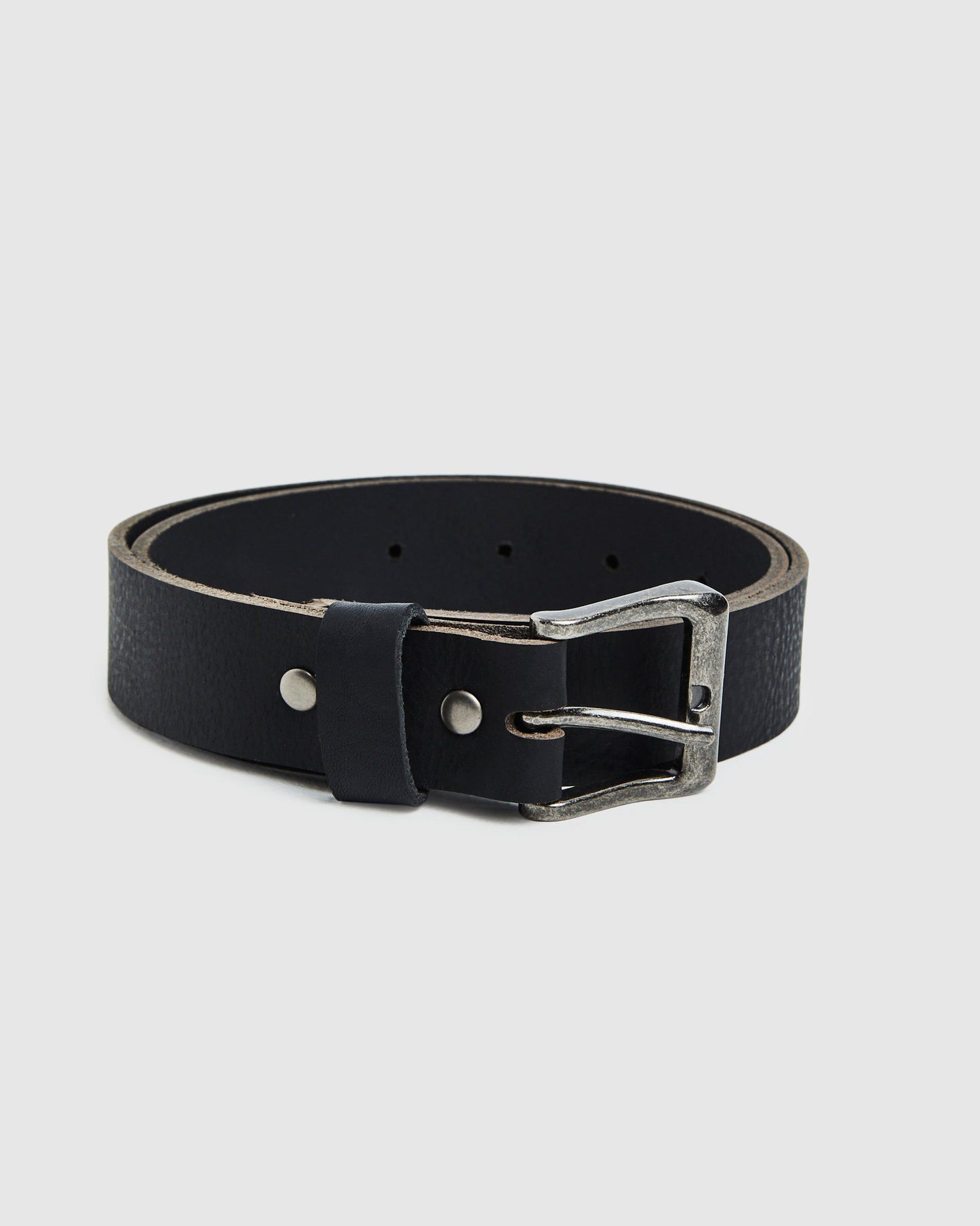 Australian-Made Genuine Leather Belt Black