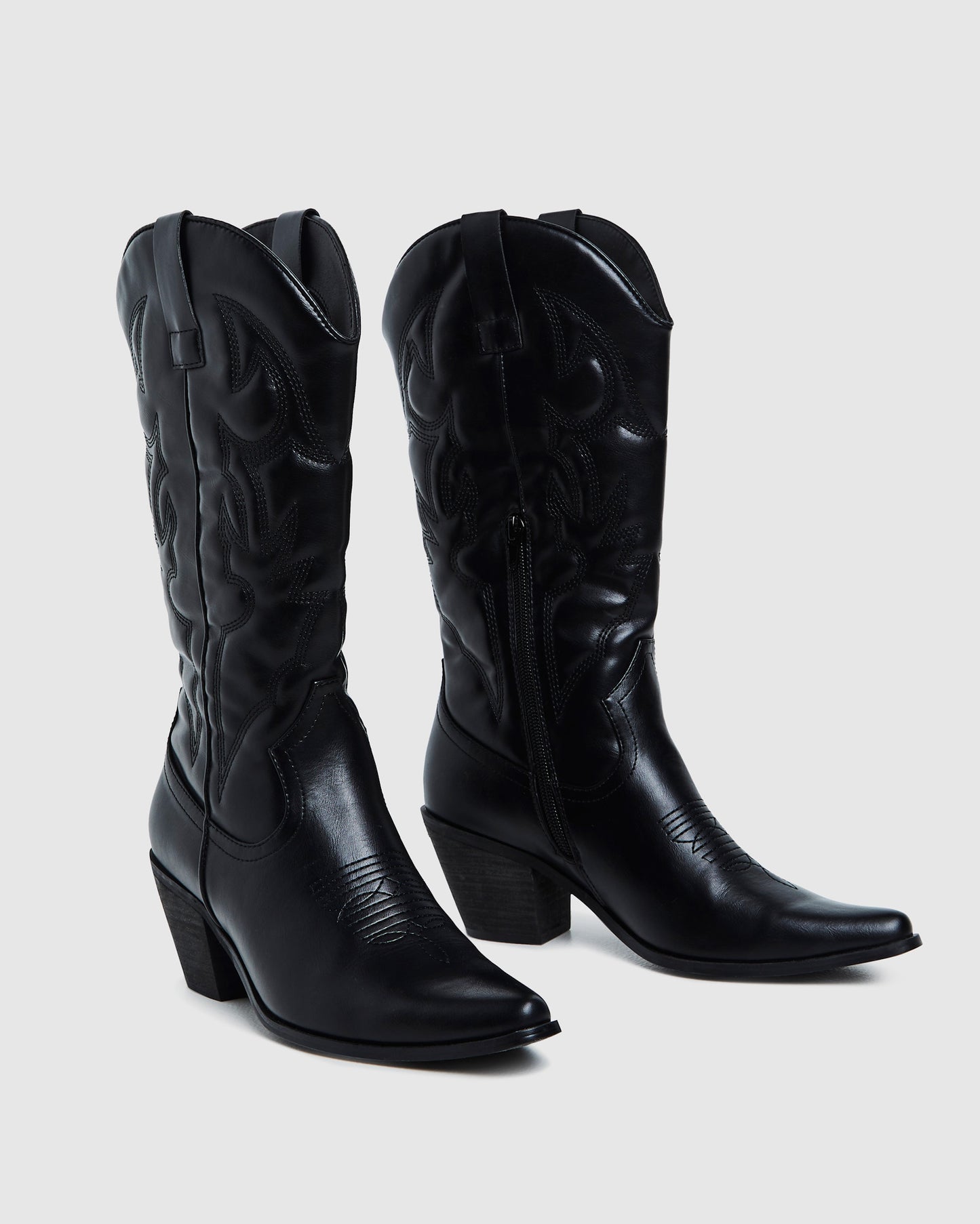 Bo Cowboy Boots Black