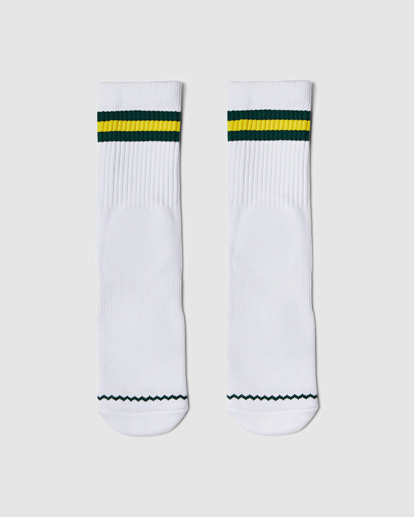 Mid Socks White/Green/Gold