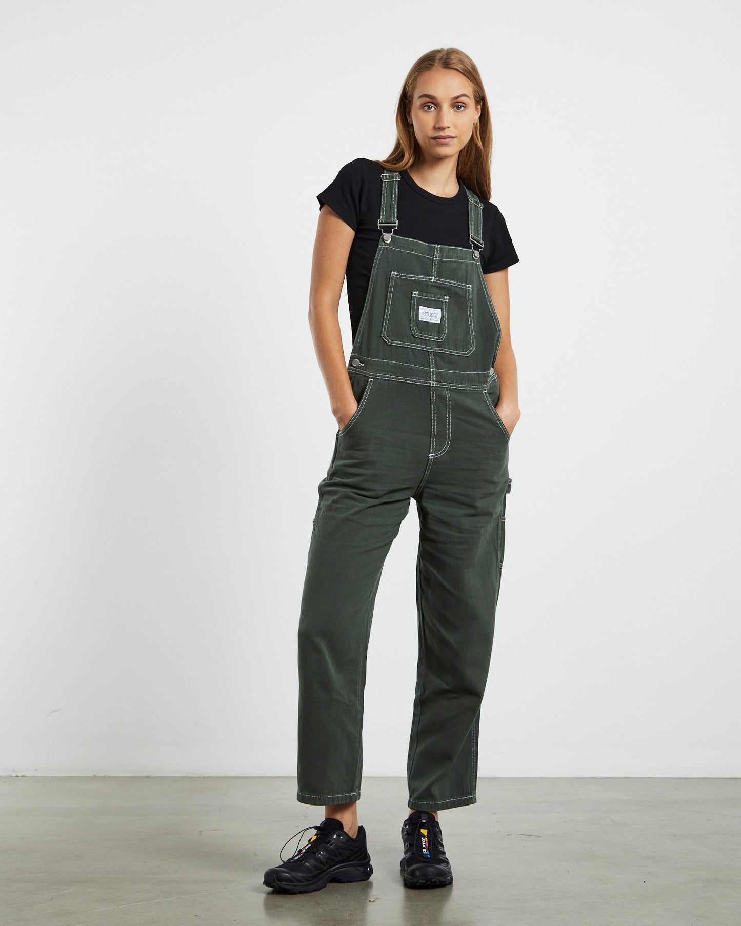Nevada Denim Overalls Fern Green