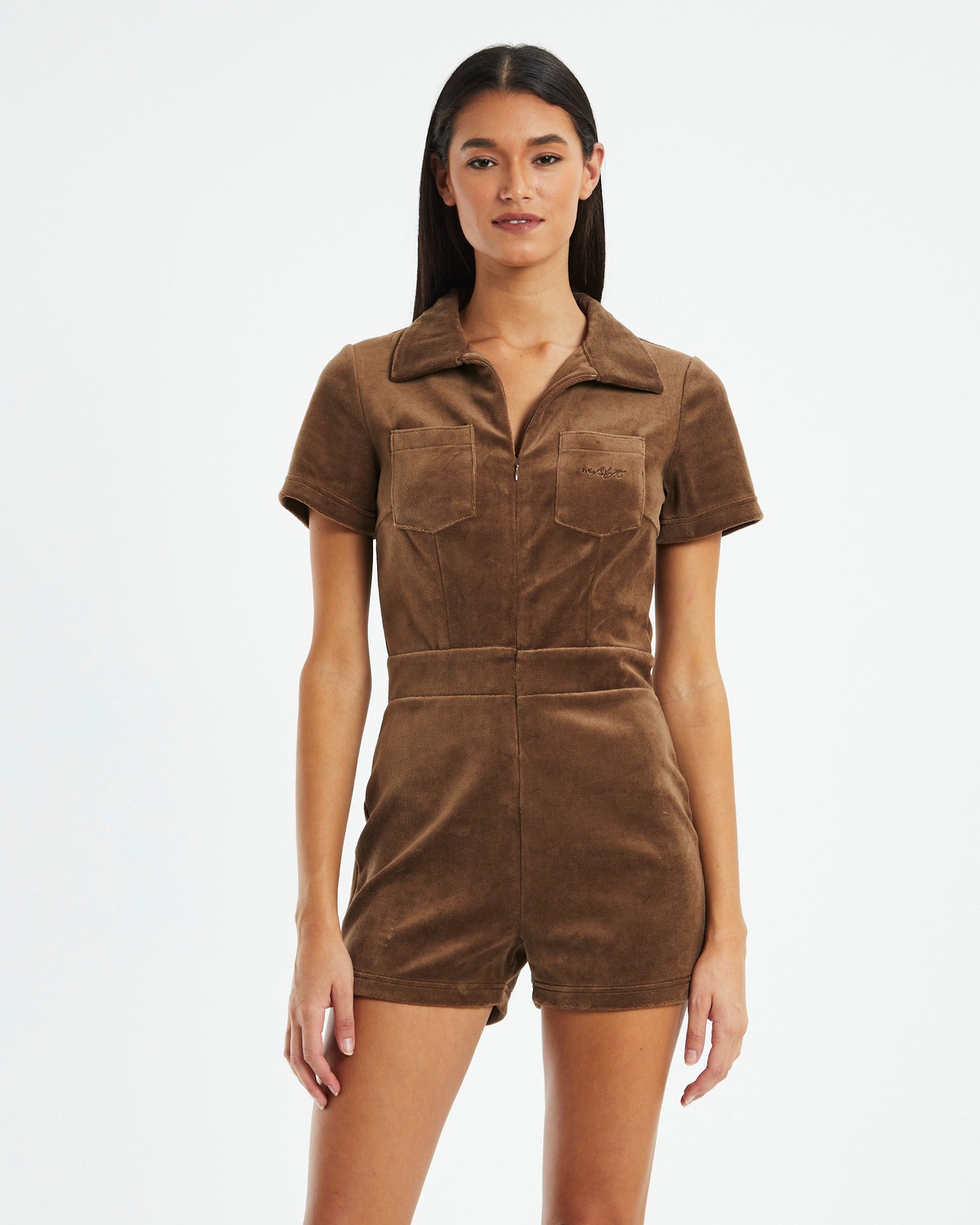 Soleil Playsuit Chocolate Brown