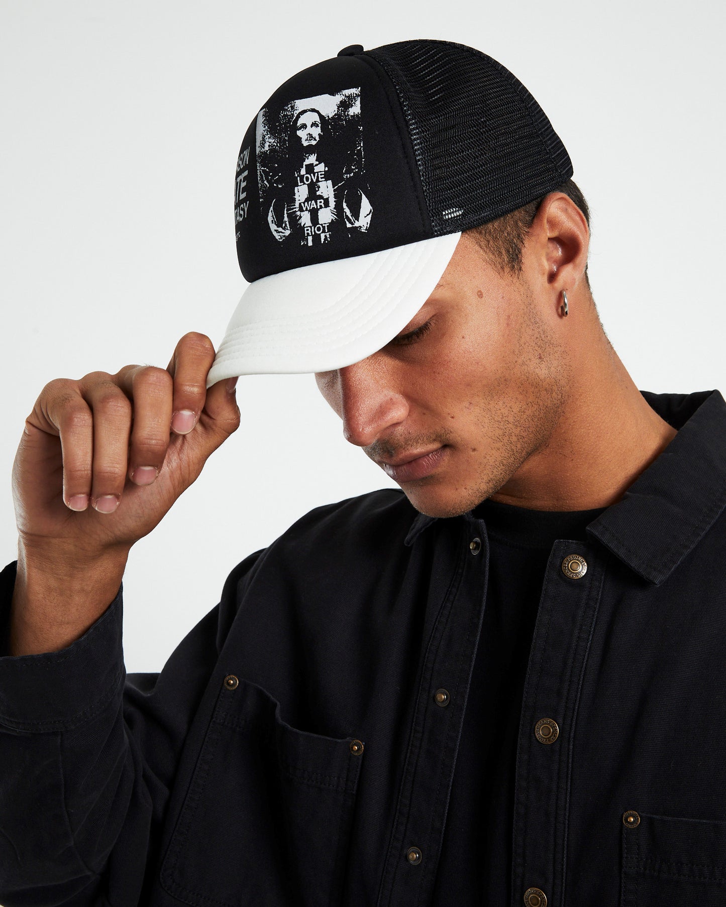 Fantasy Trucker Cap Black