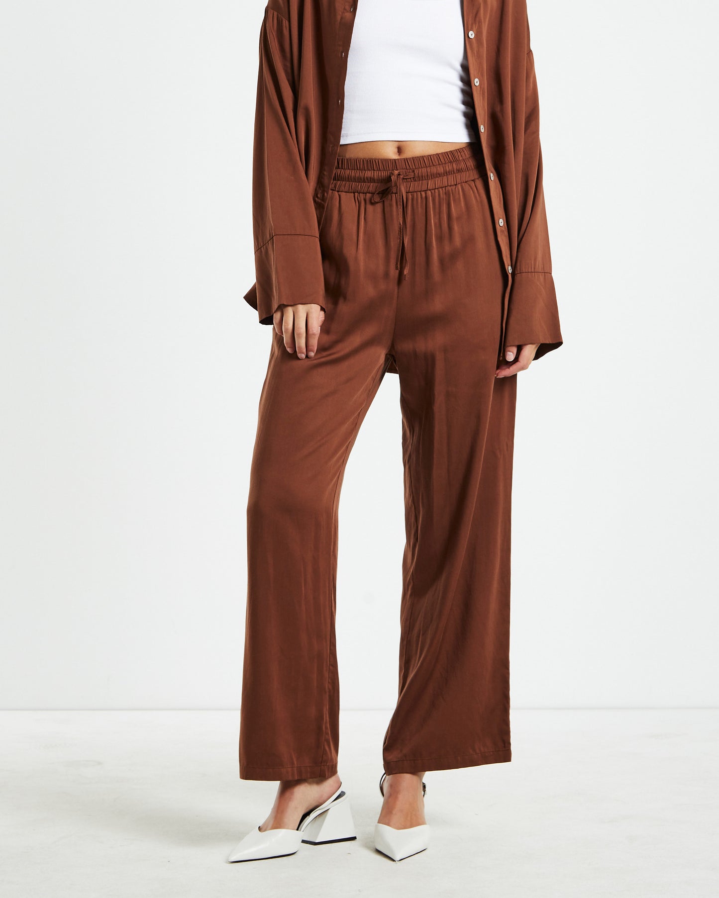Rita Pants Chocolate Brown