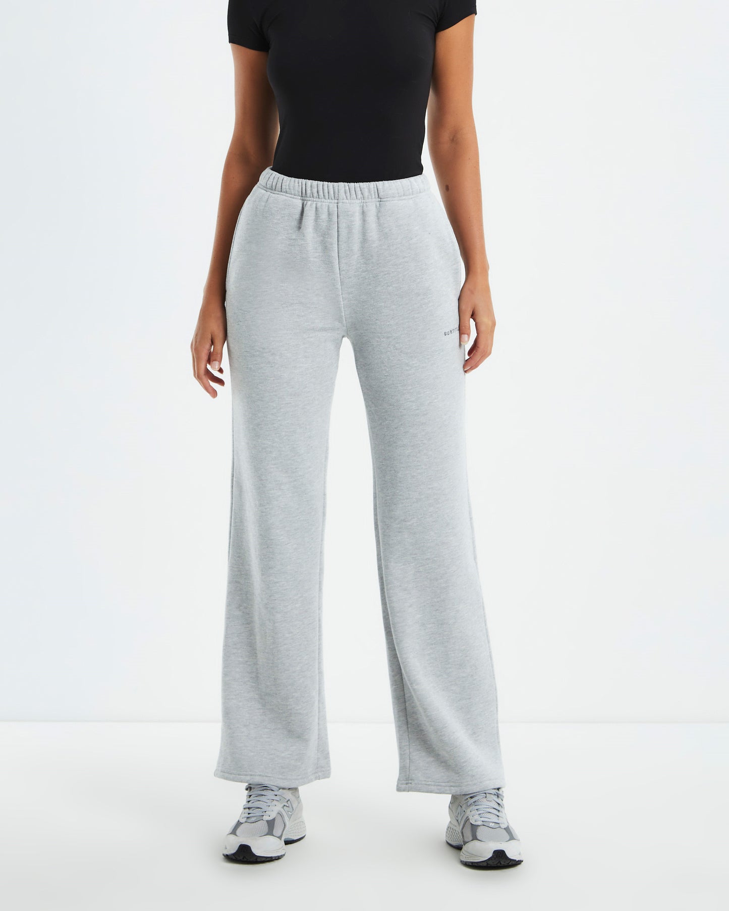 State Straight Leg Trackpants Grey