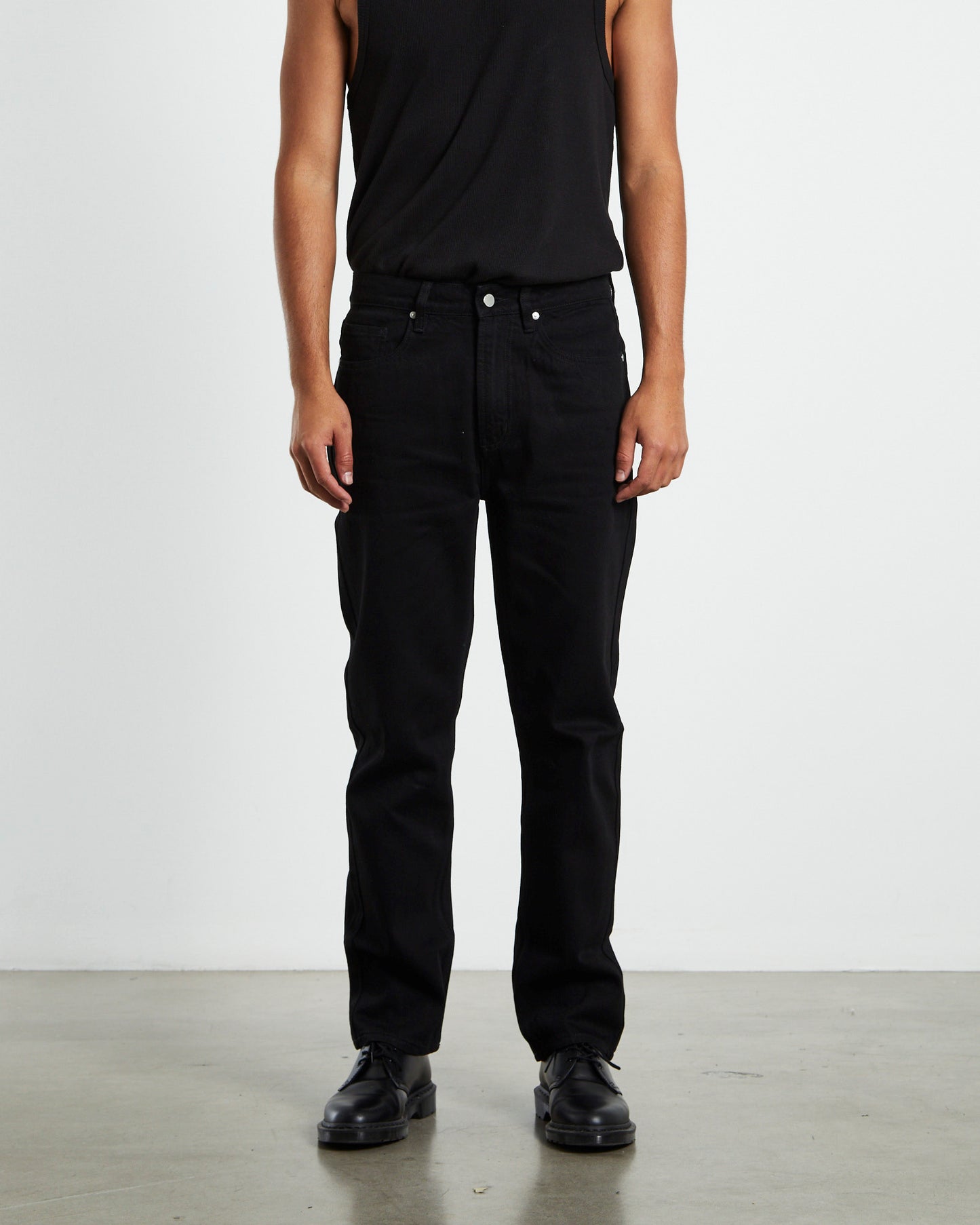 Straight Jeans Black