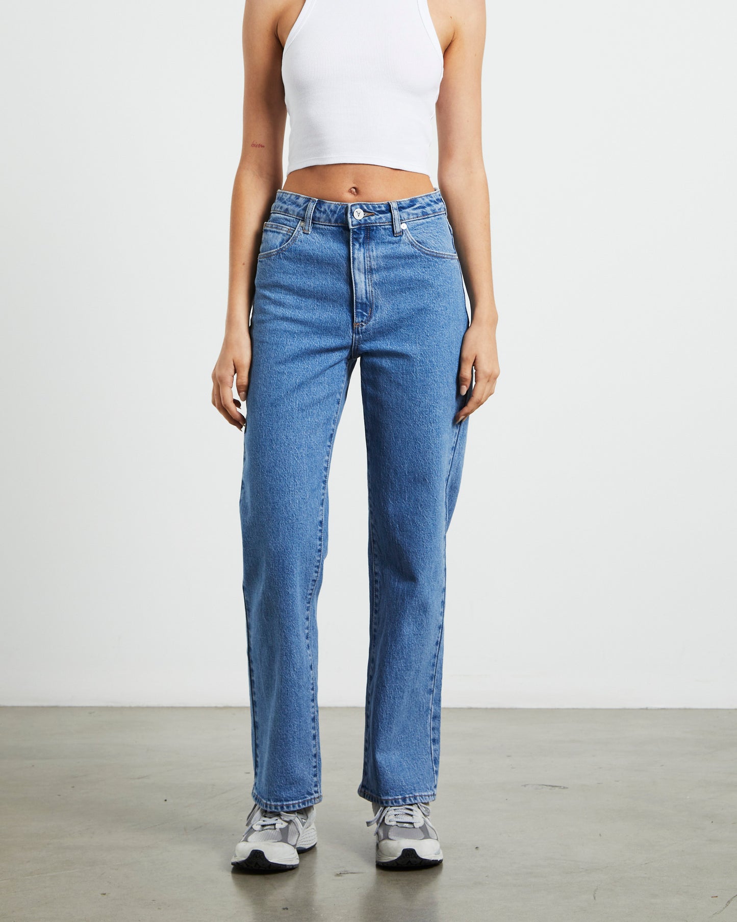 A 94 High Straight Petite Jeans Debbie Blue