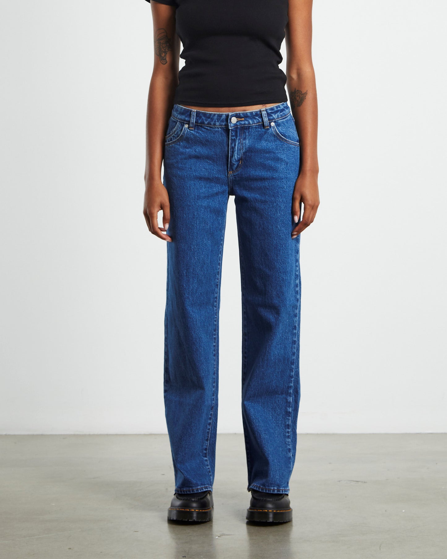 Heidi Low Rise Jeans Organic Vintage Blue