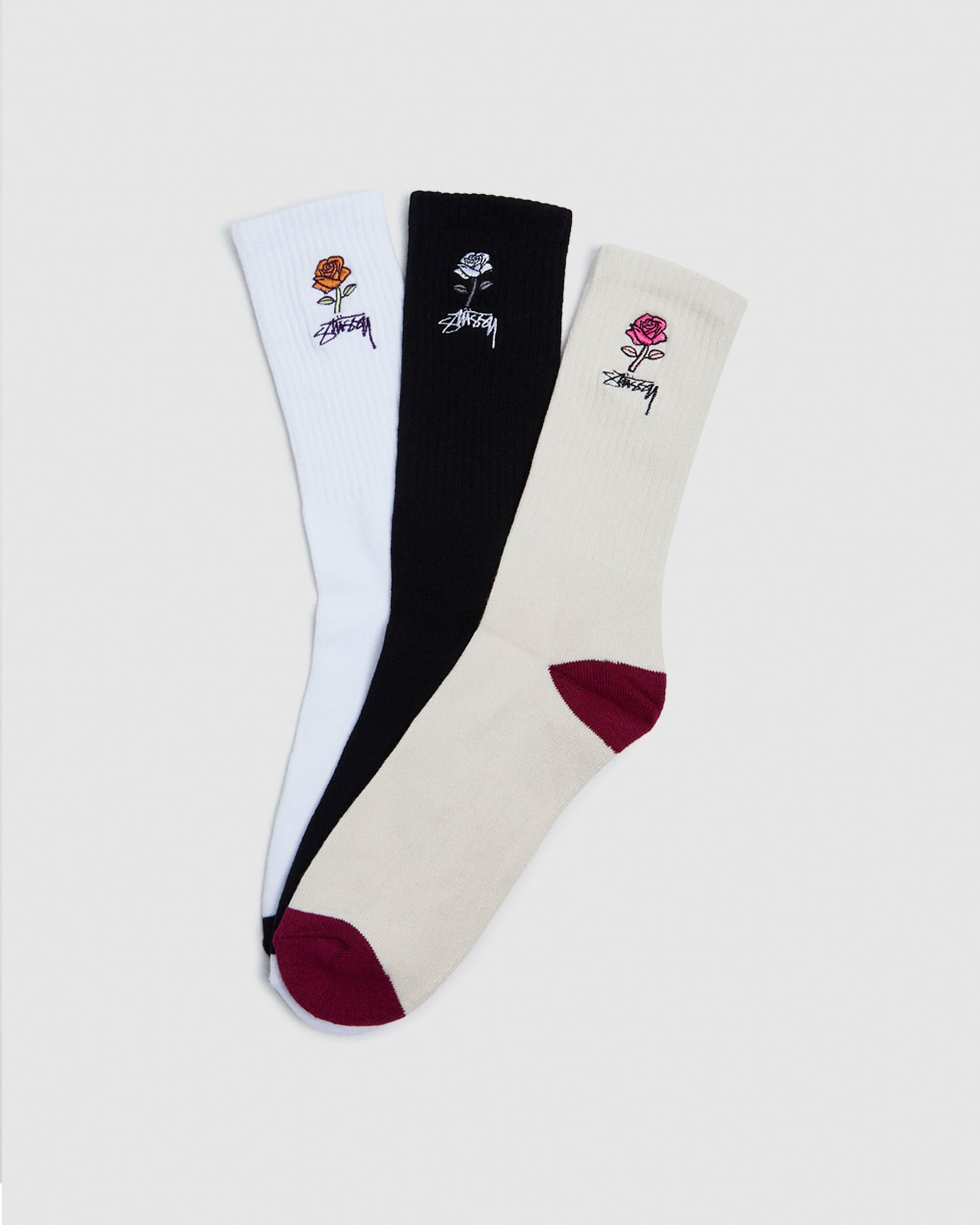 80 Rose Socks 3 Pack