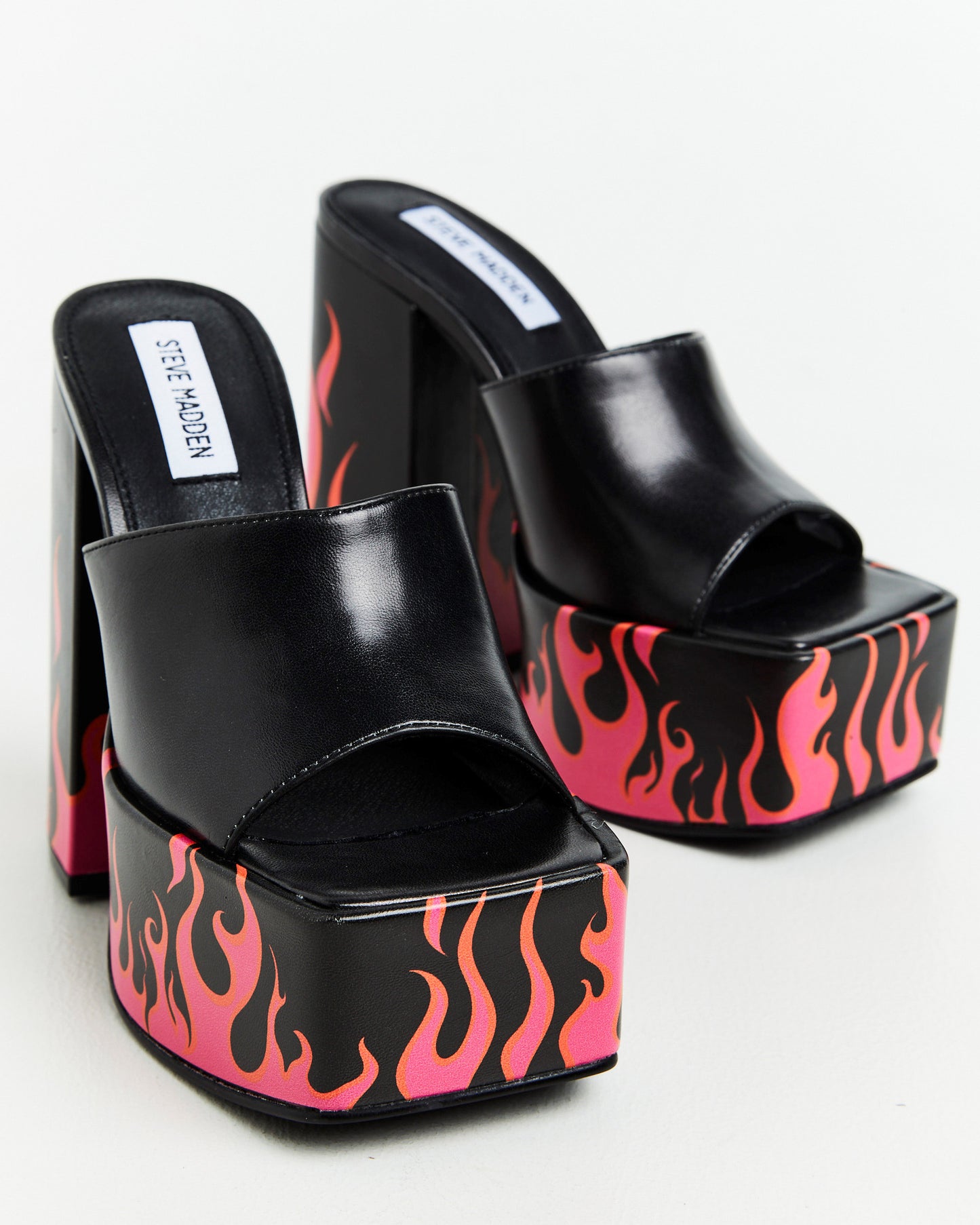Trixie Heels Black Fuscia