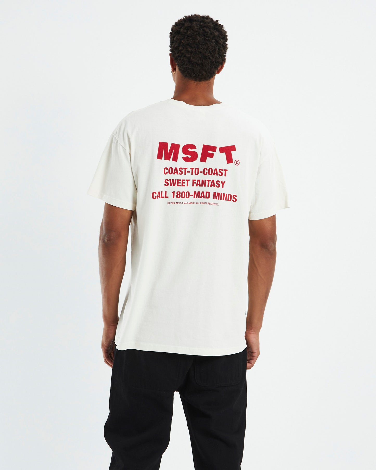 Coast Caller 50/50 Short Sleeve T-Shirt Thrift White