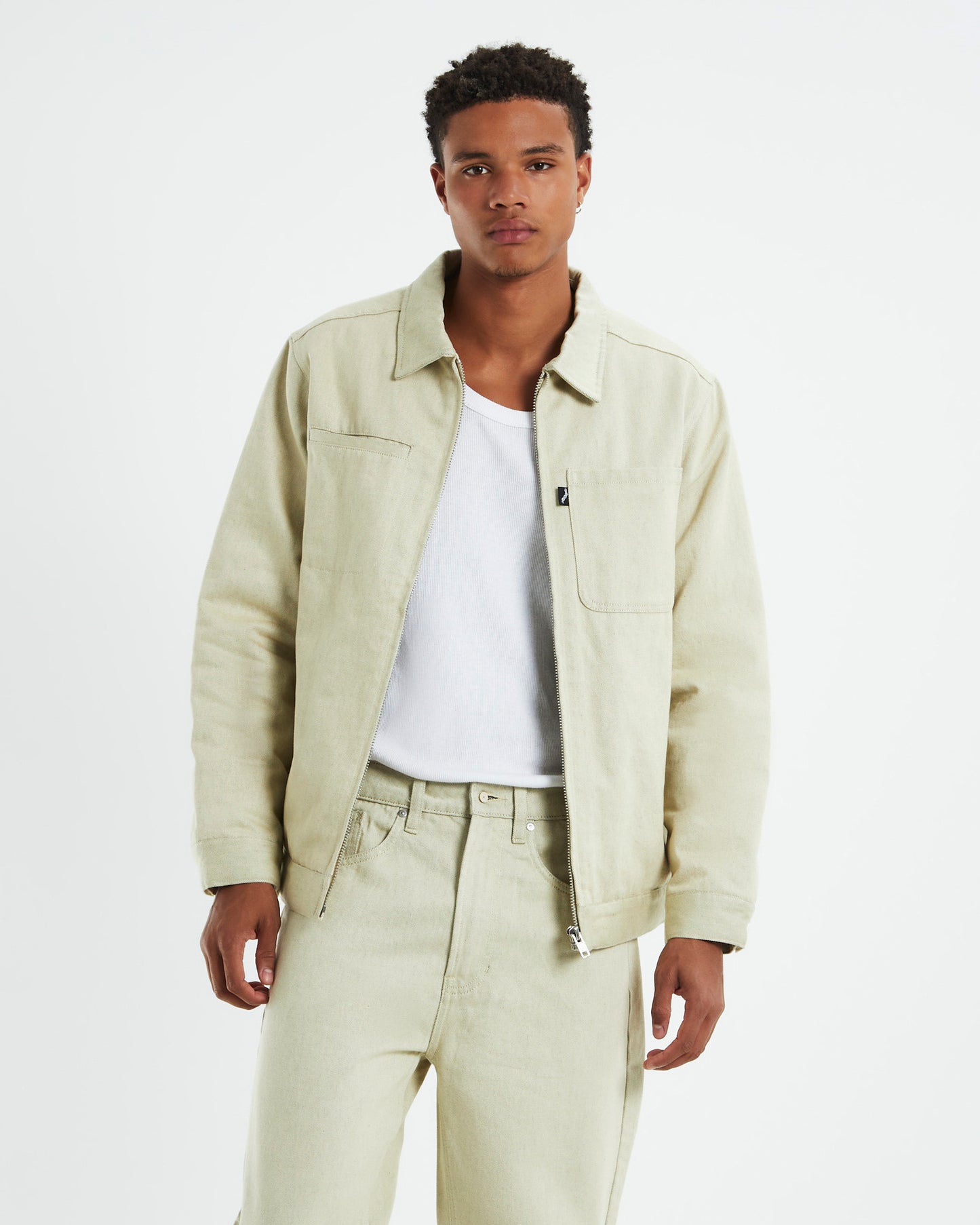Makers Zip Jacket Mellow Cream