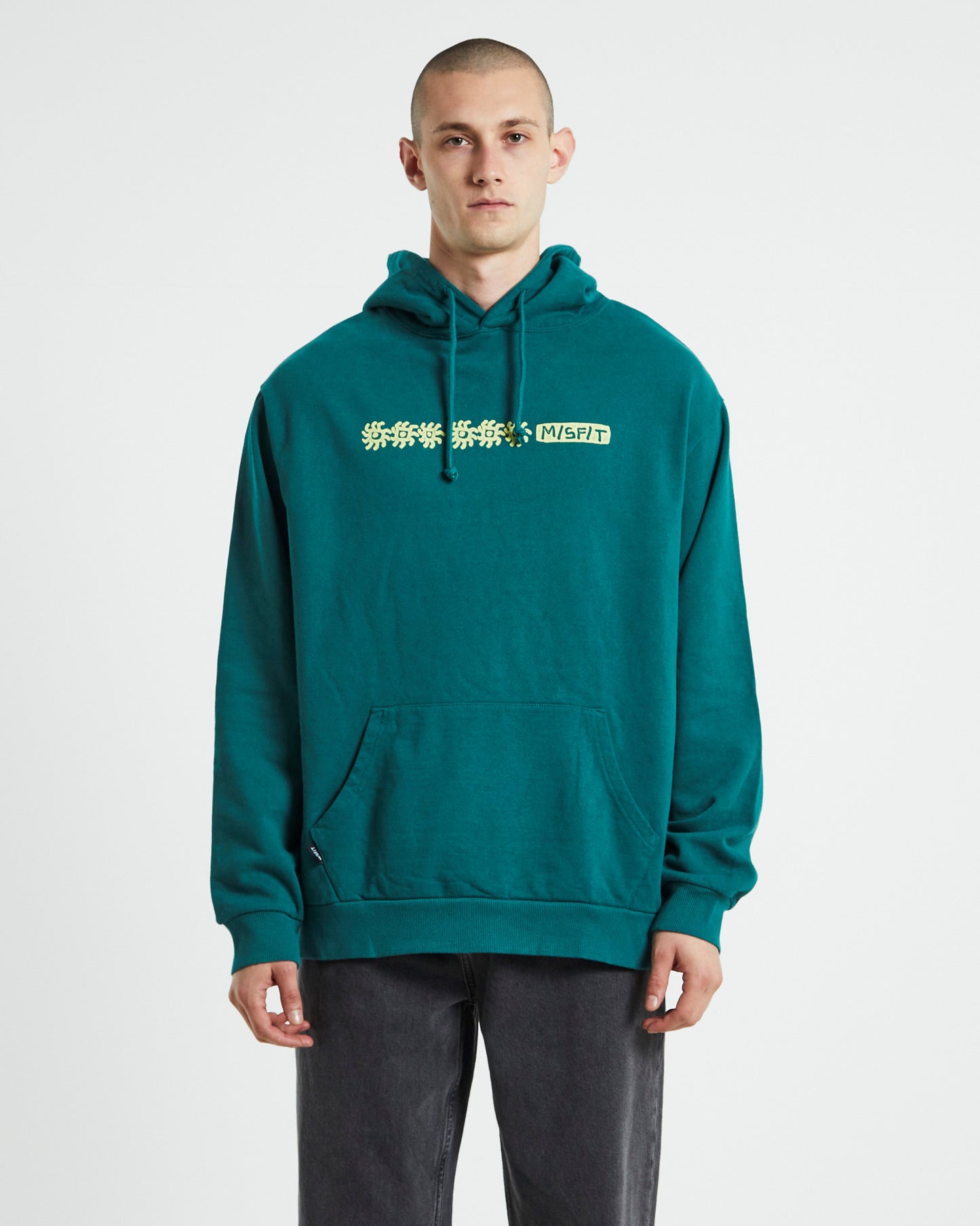 Global Acts 50-50 Hoodie Storm Green