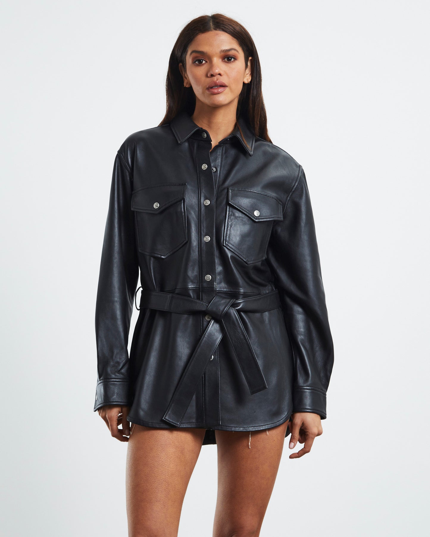 Voyager Shacket Black