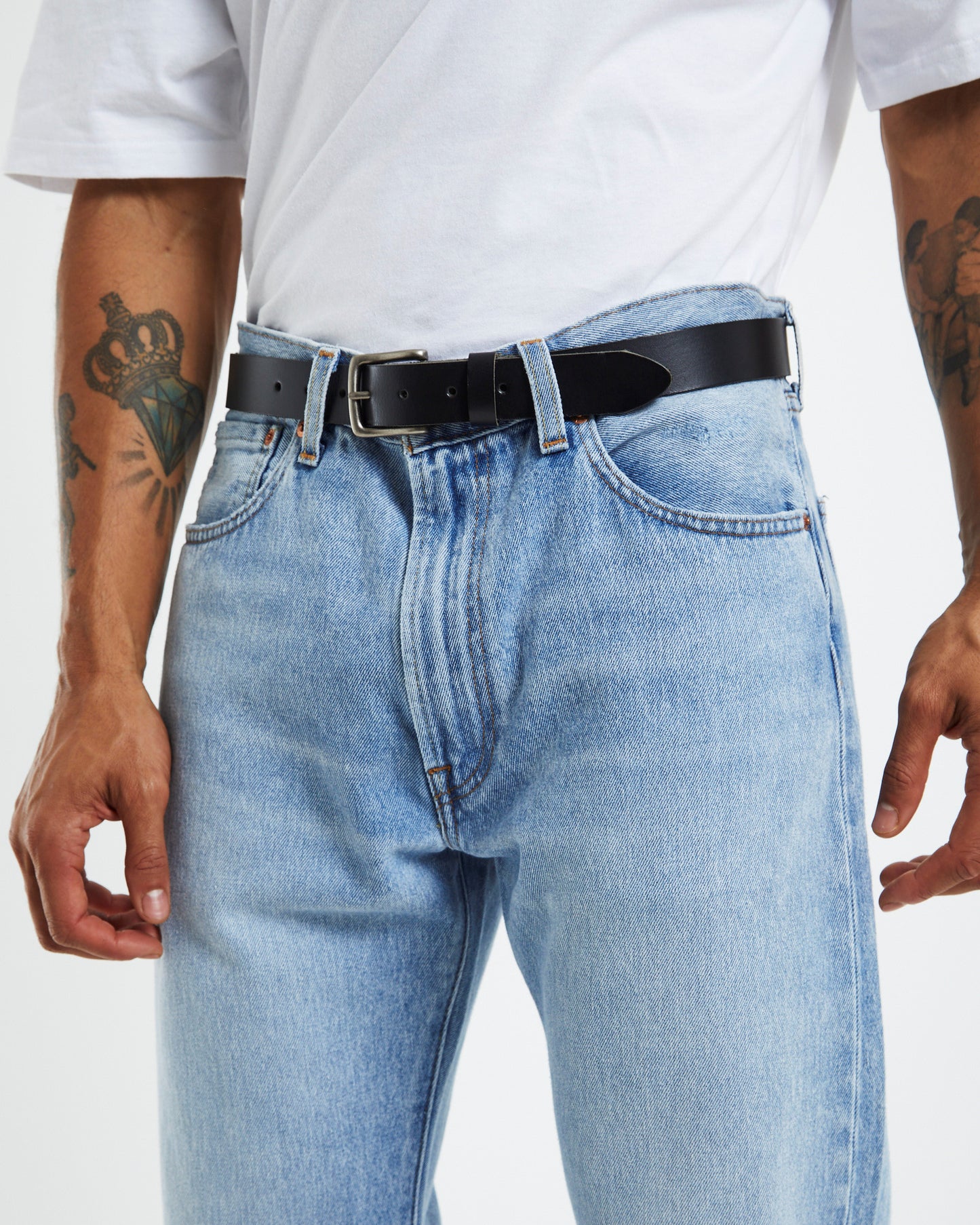 Everyday Australian Made Leather Belt Black